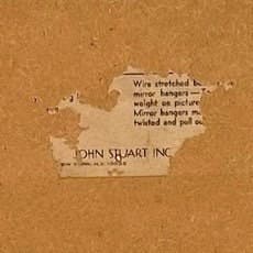 Vintage Midcentury Mirror by John Stuart LOCAL PICKUP Rosewood & Brass - Thumbnail 7