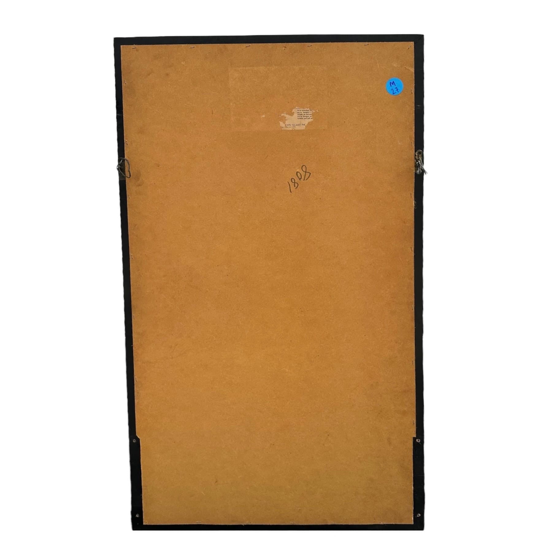 Vintage Midcentury Mirror by John Stuart LOCAL PICKUP Rosewood & Brass - Thumbnail 6