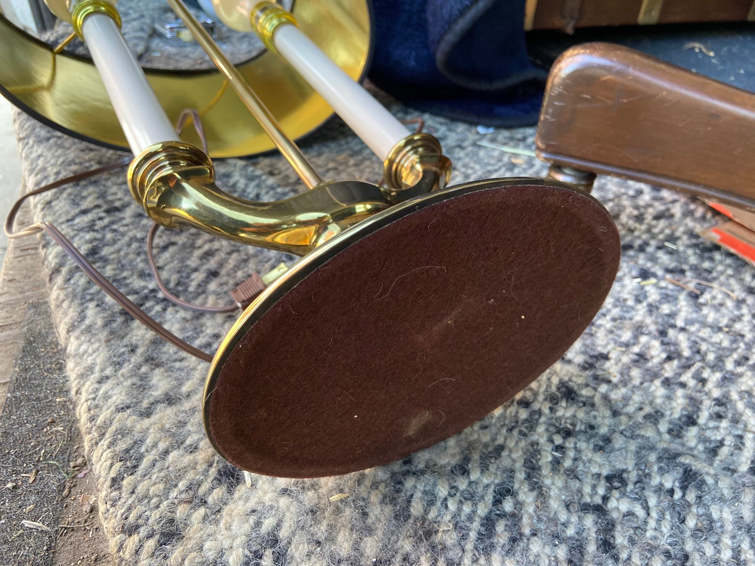 Vintage brass stiffel desk lamp - Thumbnail 9