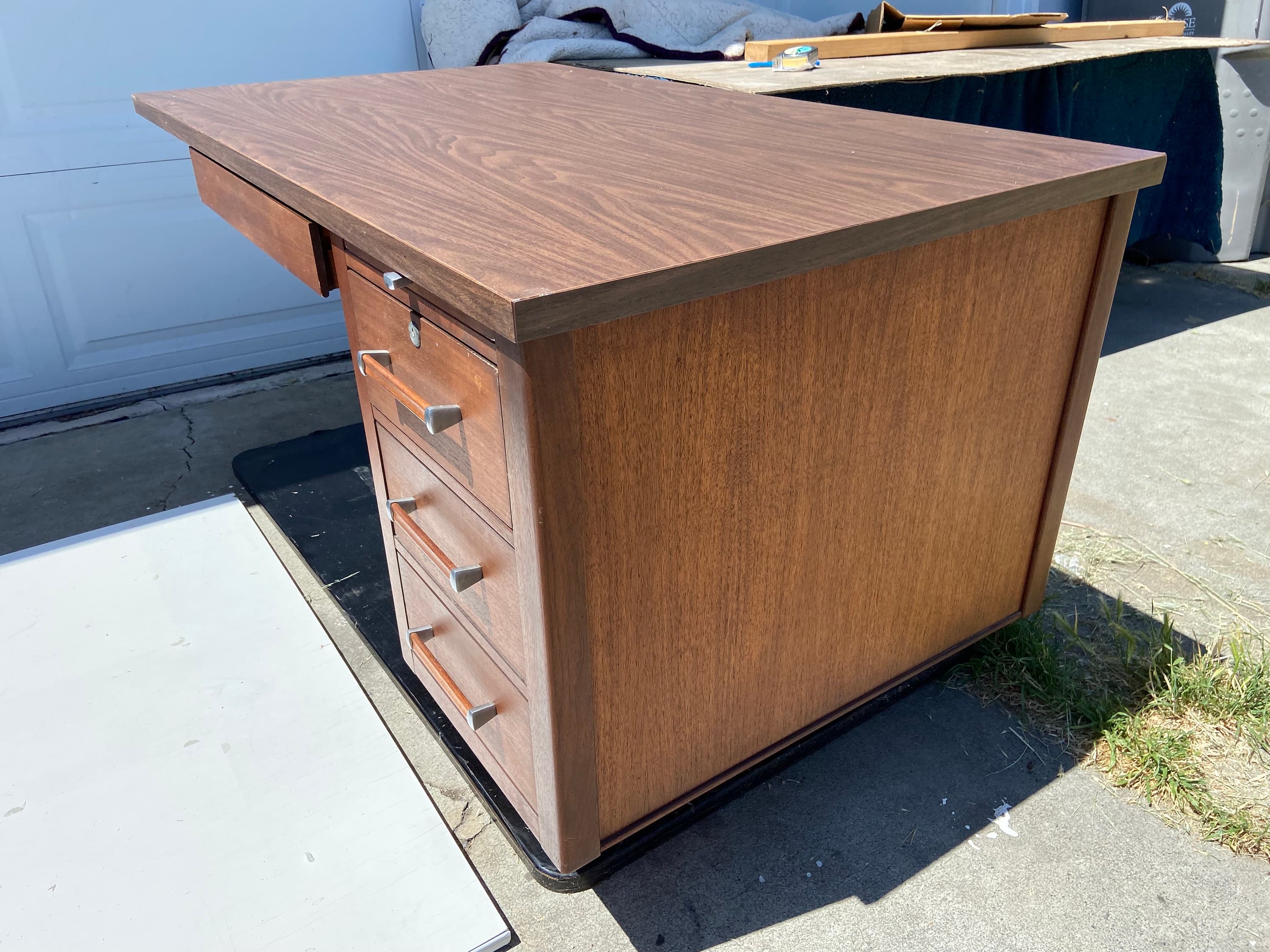 vintage mid century modern Alma desk co - Thumbnail 9