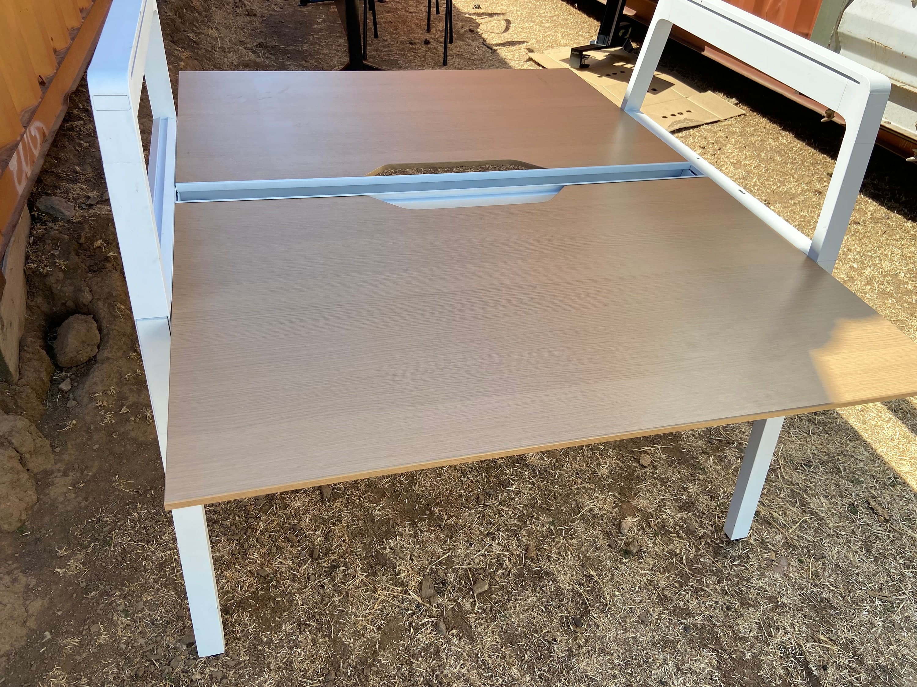 Steelcase turnstone Bivi sit standing two way for 6 office desks - Thumbnail 3