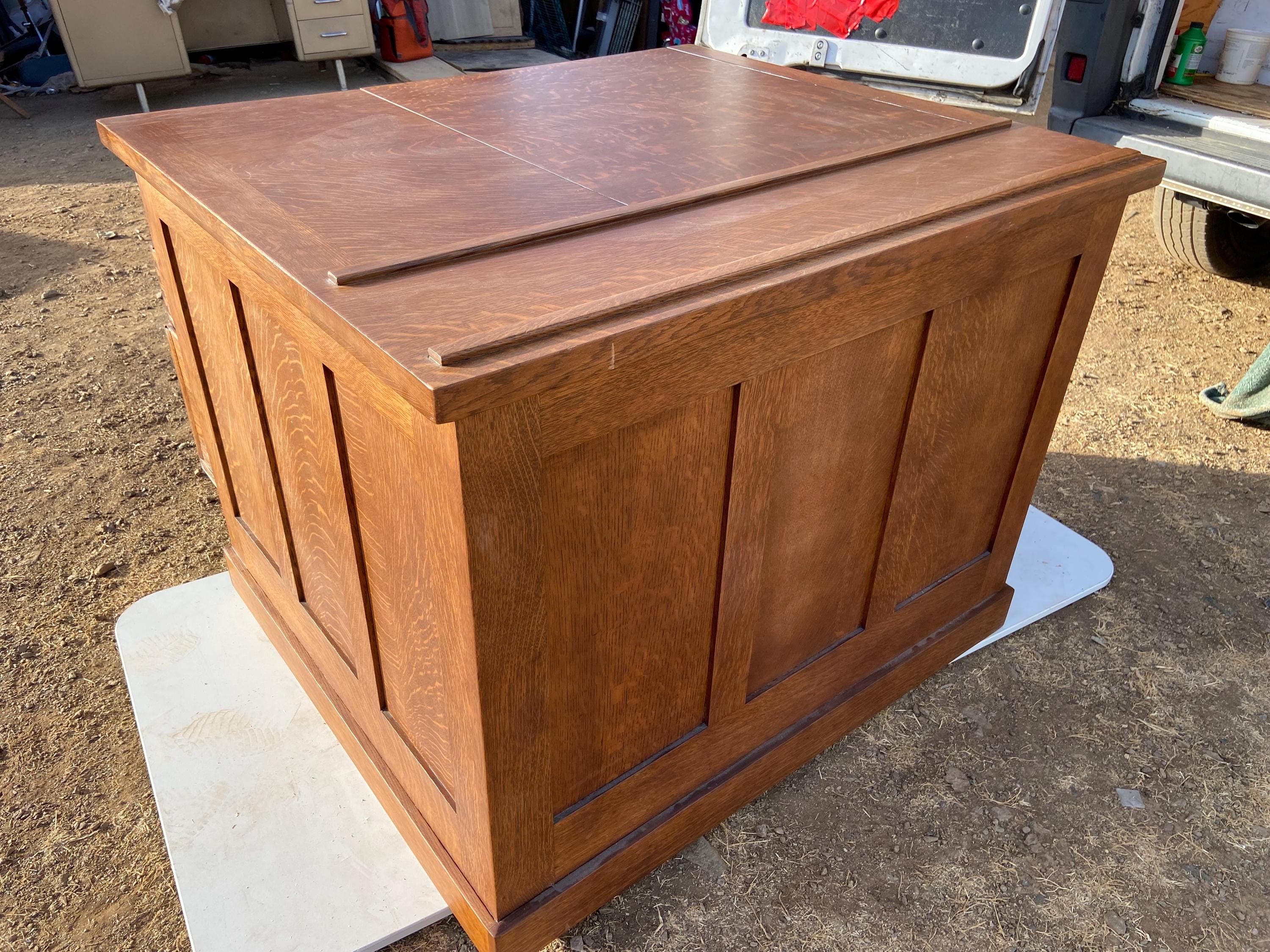 Allsteel vintage mid century modern metal credenza sideboard - Thumbnail 9