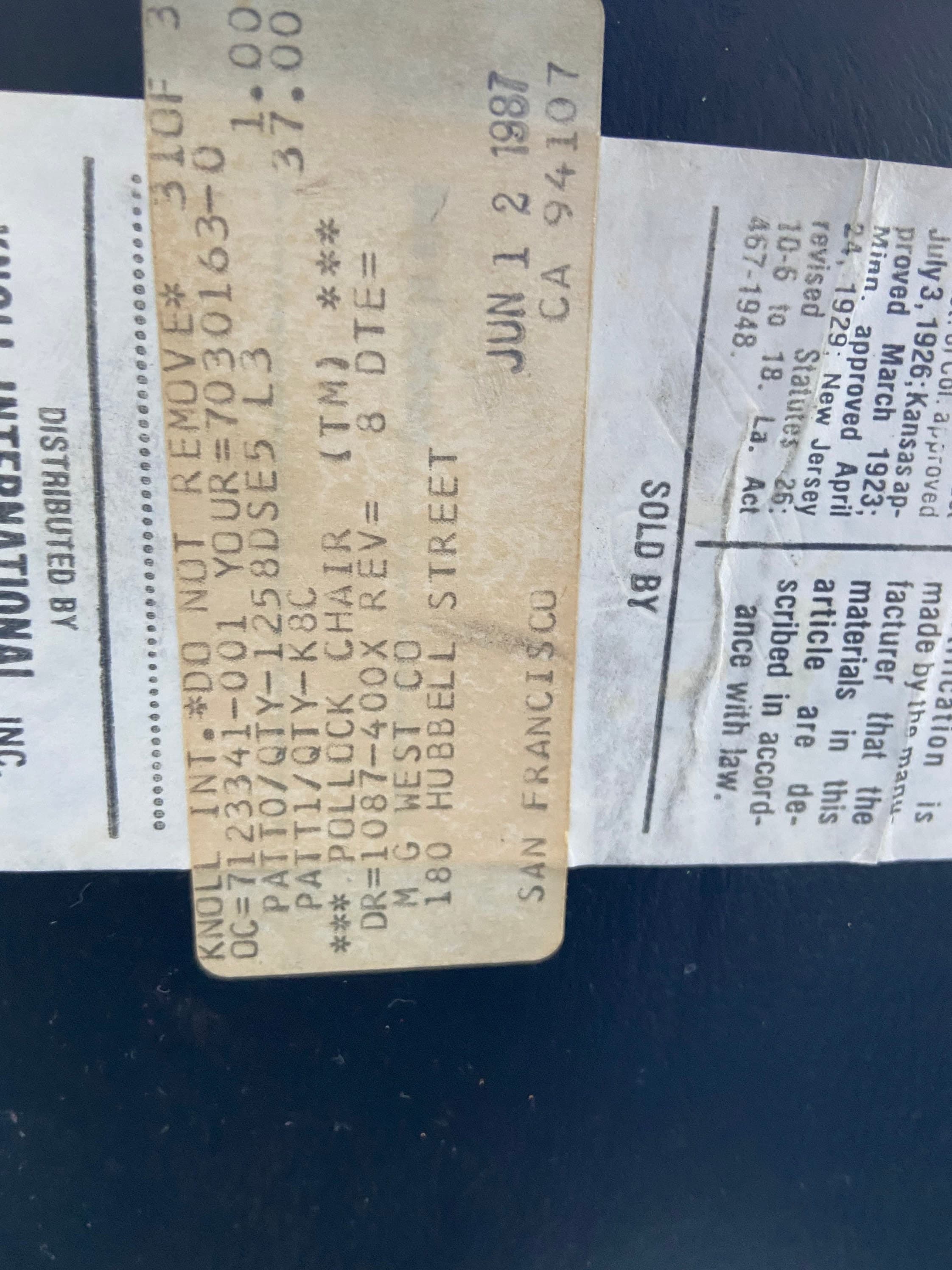 Knoll Charles pollock executive desk chair - Thumbnail 3