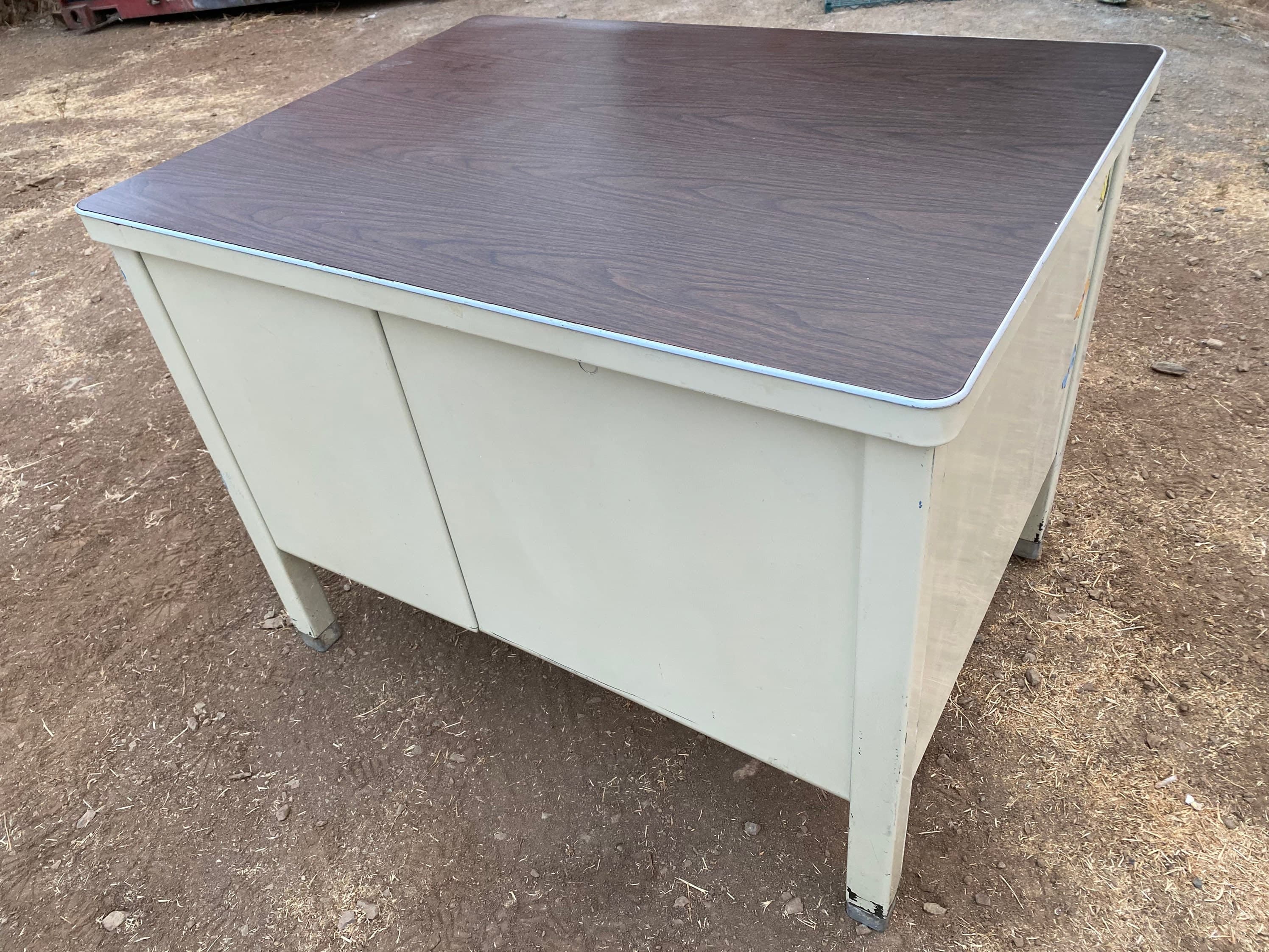 General fireproofing vintage metal tanker desk - Thumbnail 9