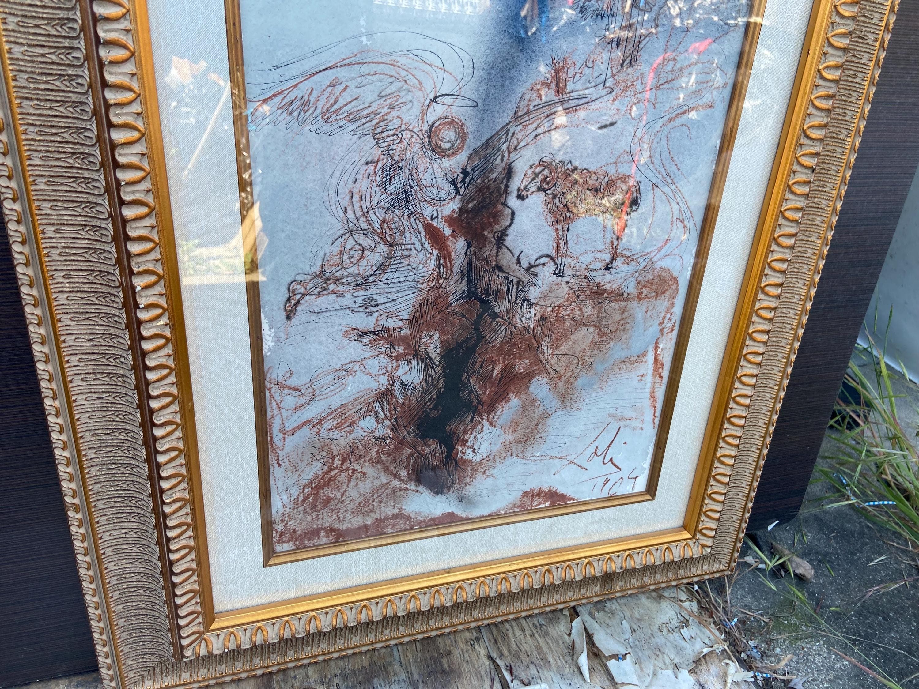 Salvador Dali biblia sacra lithograph - Thumbnail 3