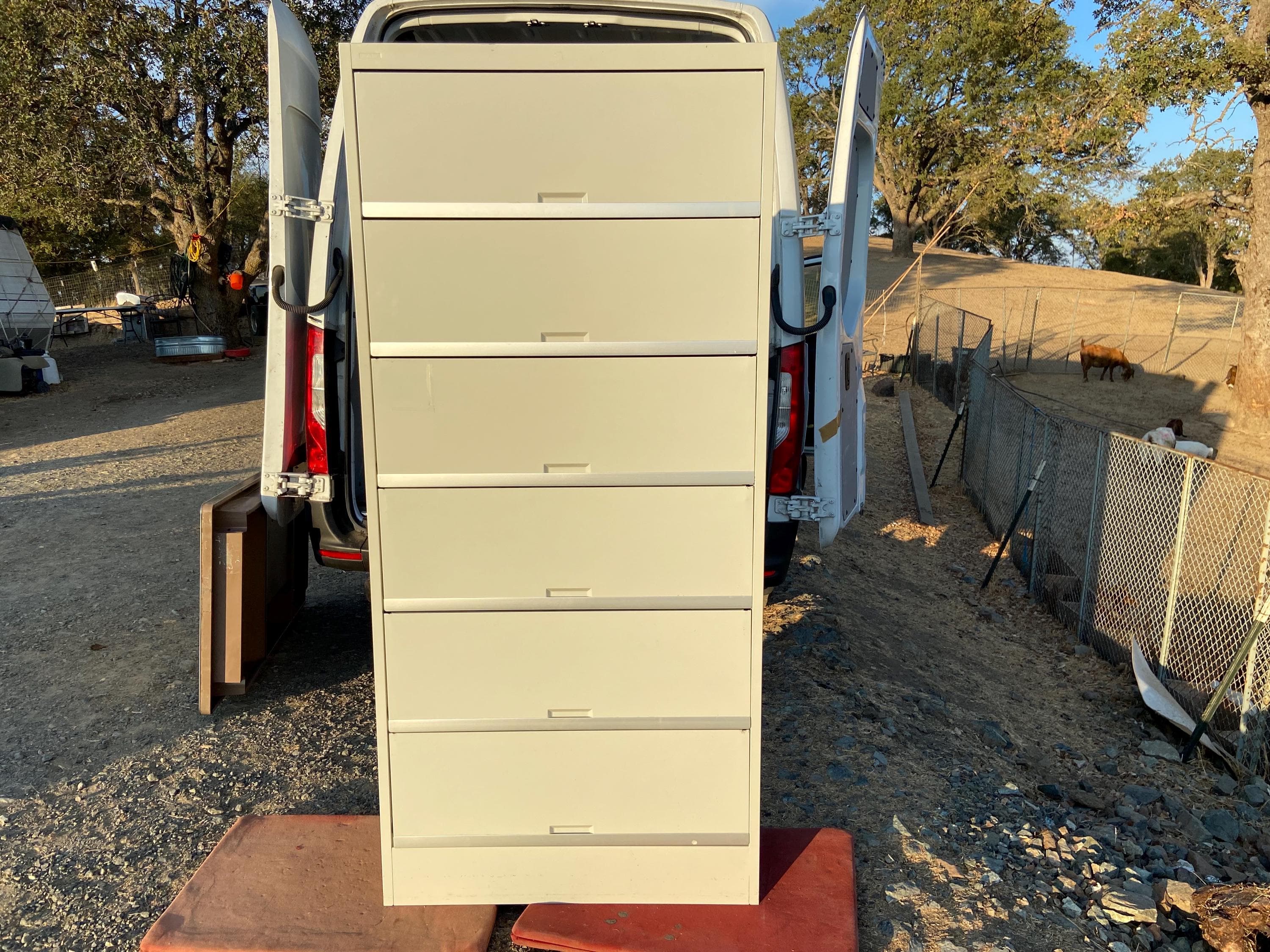 TAB metal flip top card lateral file storage cabinet - Thumbnail 4