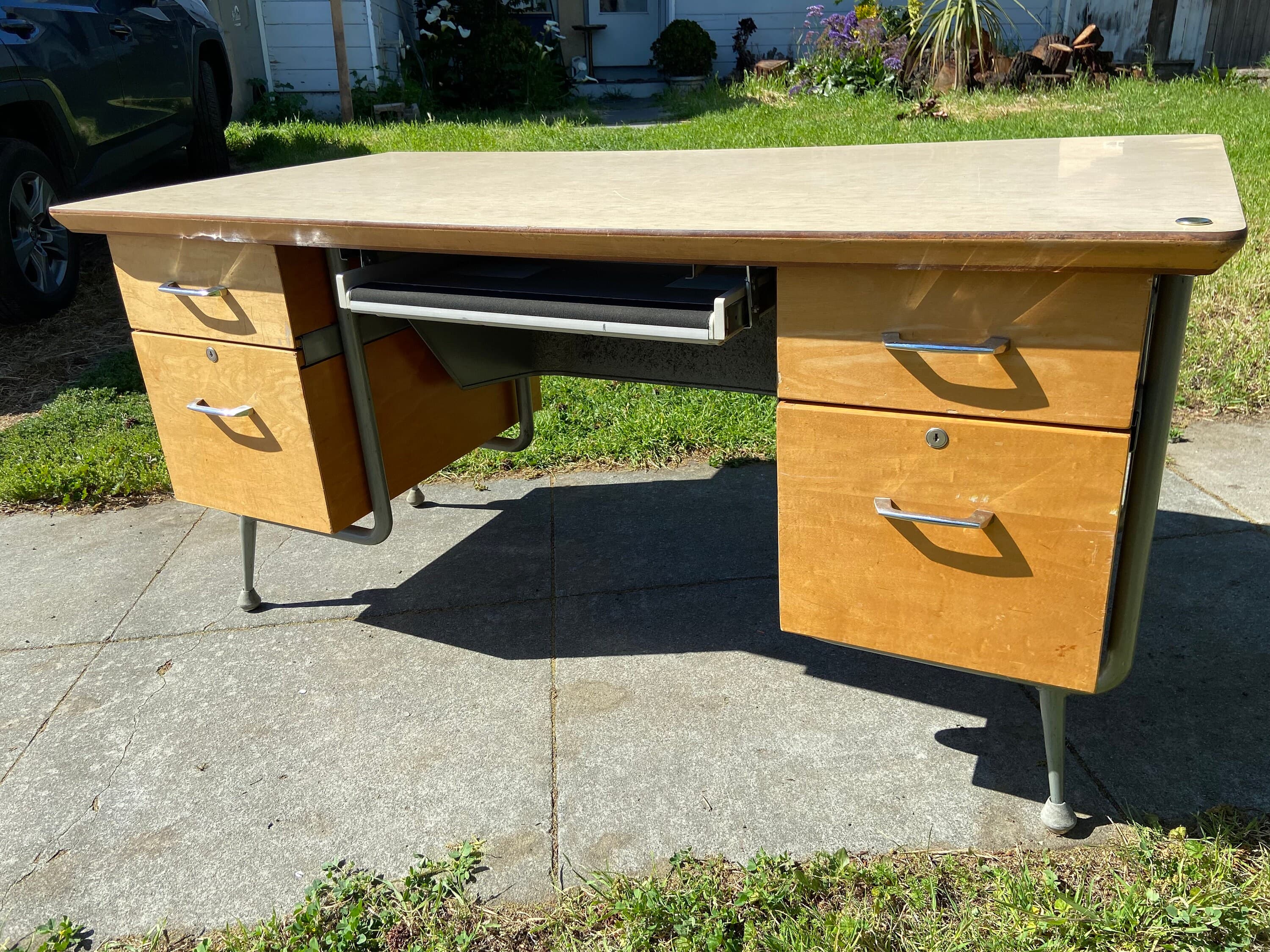 Raymond Loewy Brunswick desk mid century modern desk - Thumbnail 9