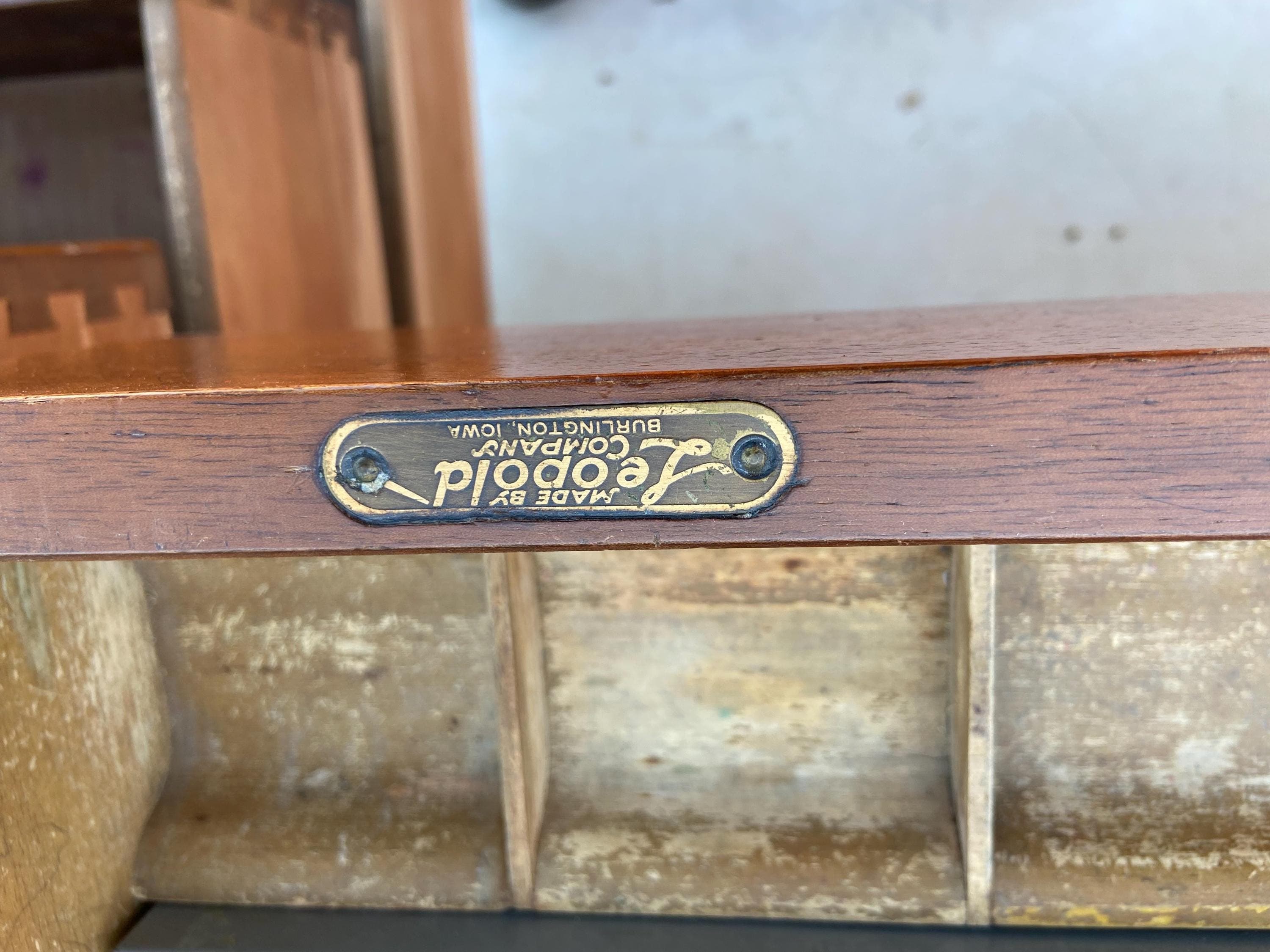 vintage mid century modern Leopold desk - Thumbnail 6