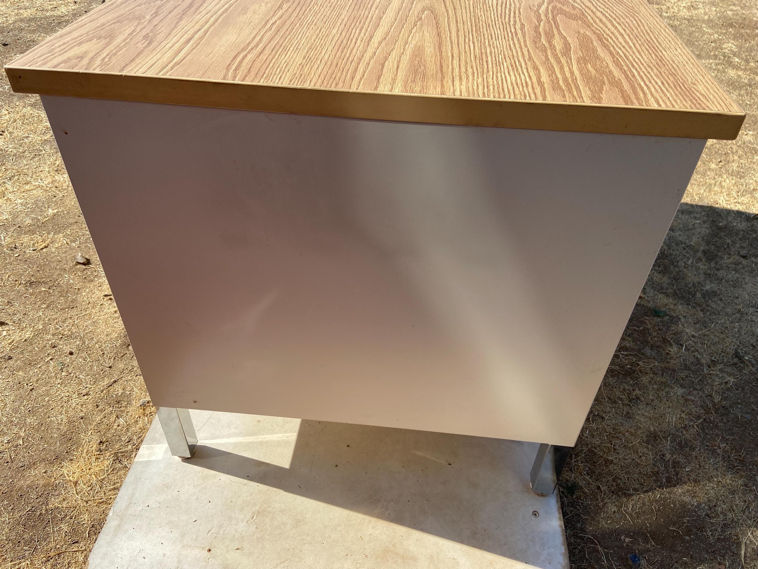 vintage mid century modern credenza Sideboard storage cabinet - Thumbnail 5