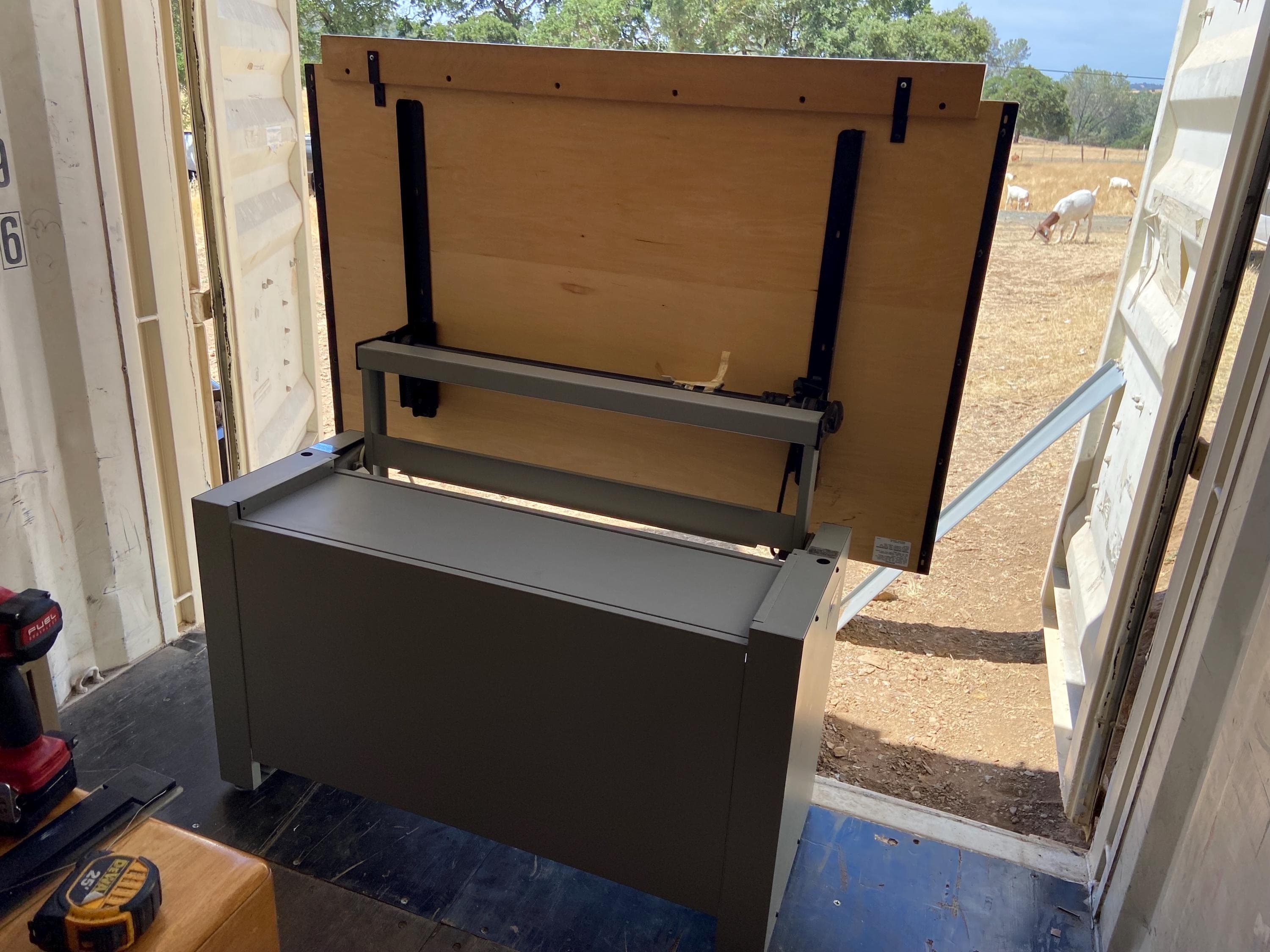 Vintage mid century modern Mayline drafting table Desk-O-Matic - Thumbnail 7