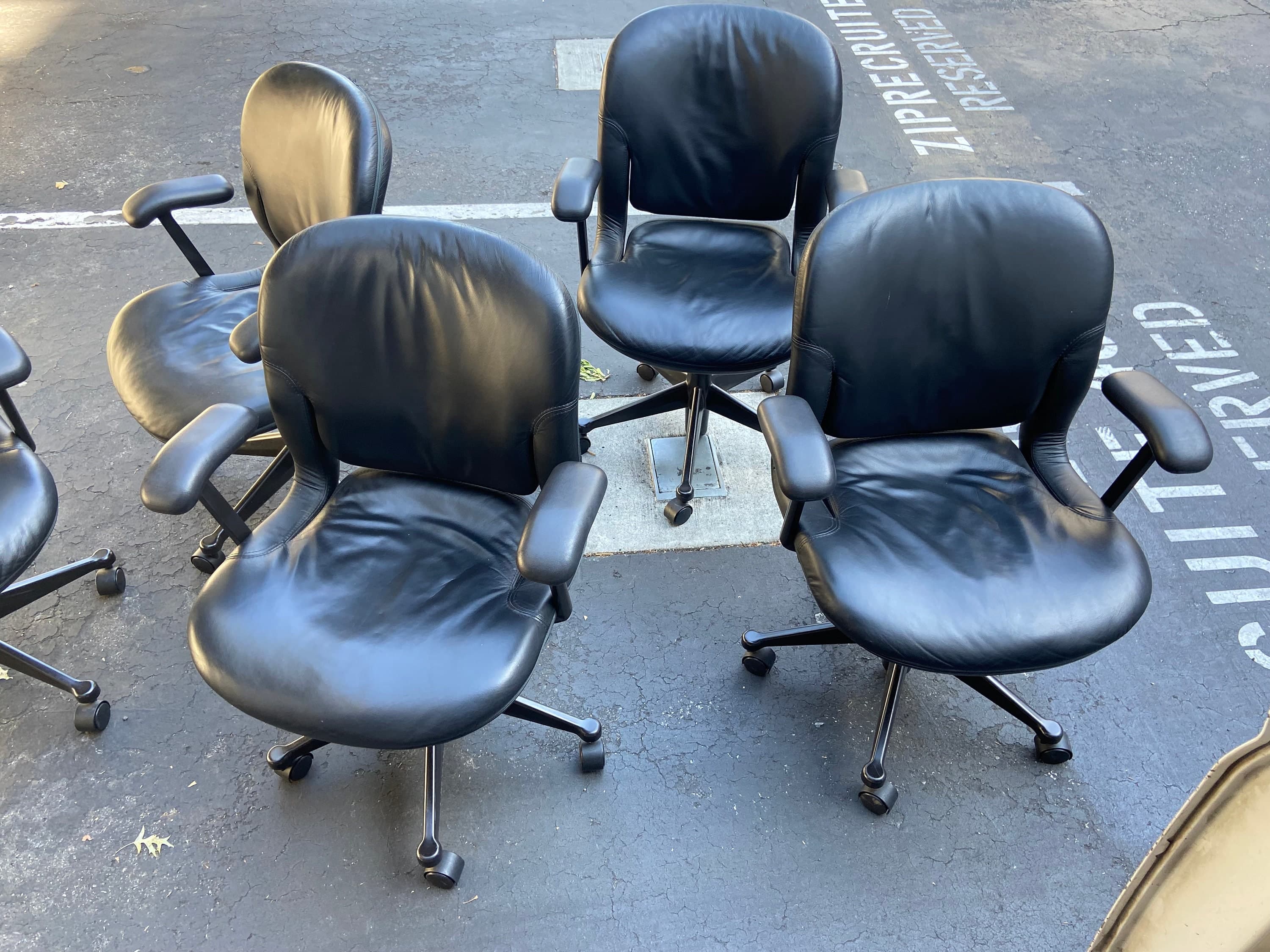 Vintage Herman miller equa leather chair - Thumbnail 8