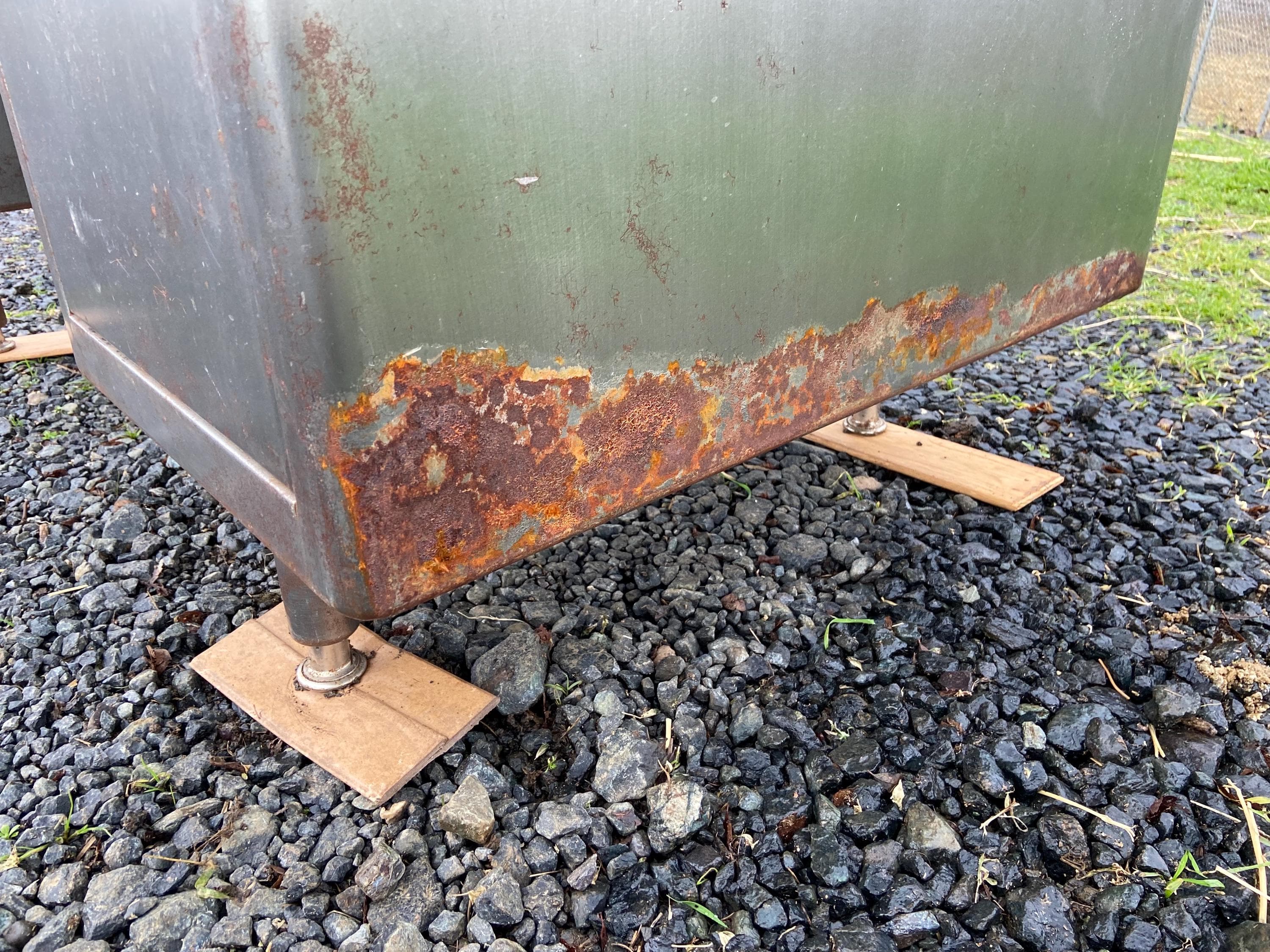 McDowell And Craig Vintage INDUSTRIAL Tanker Desk With Patina Or Restore It - Thumbnail 4