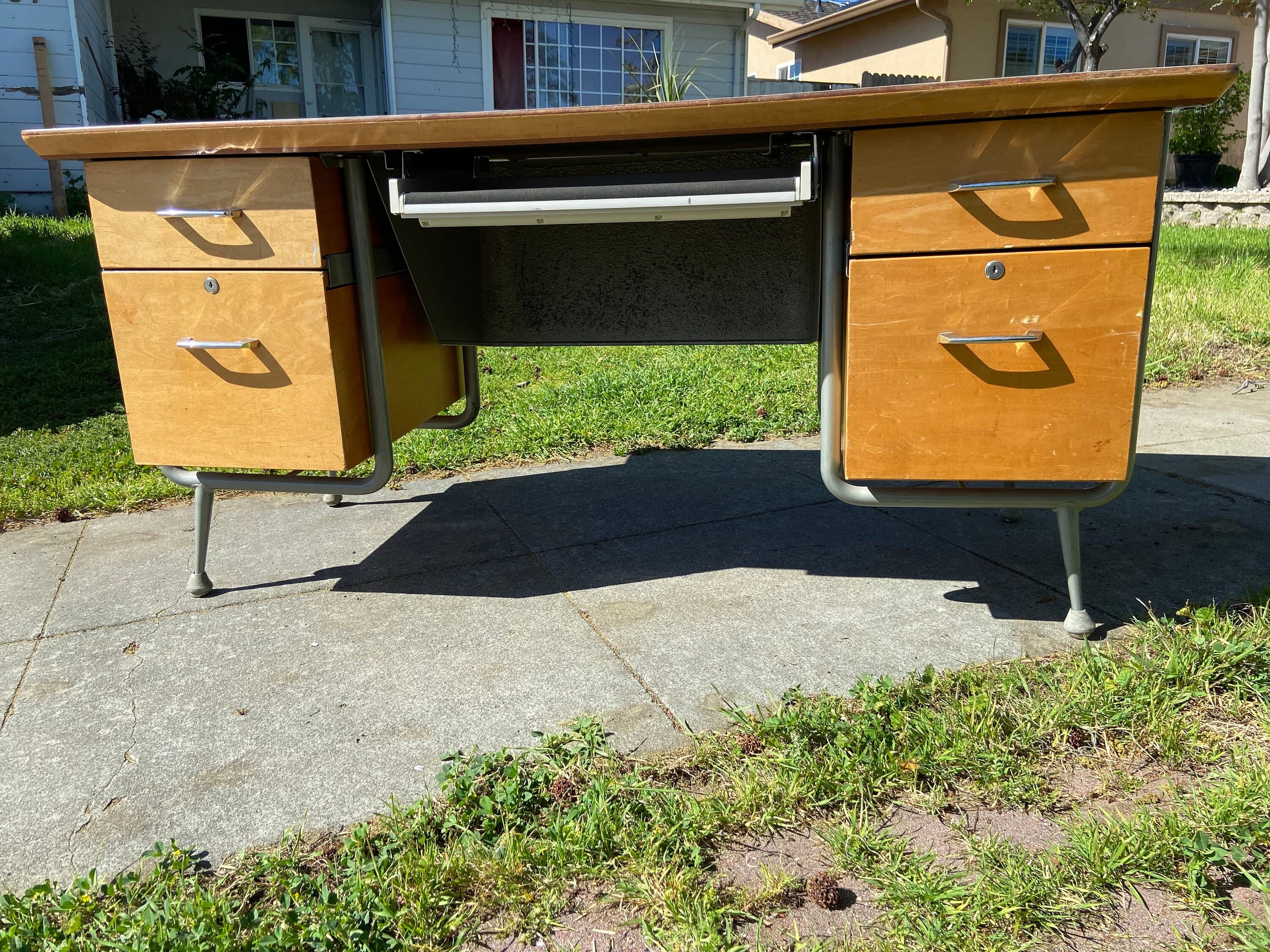 Raymond Loewy Brunswick desk mid century modern desk - Image 1