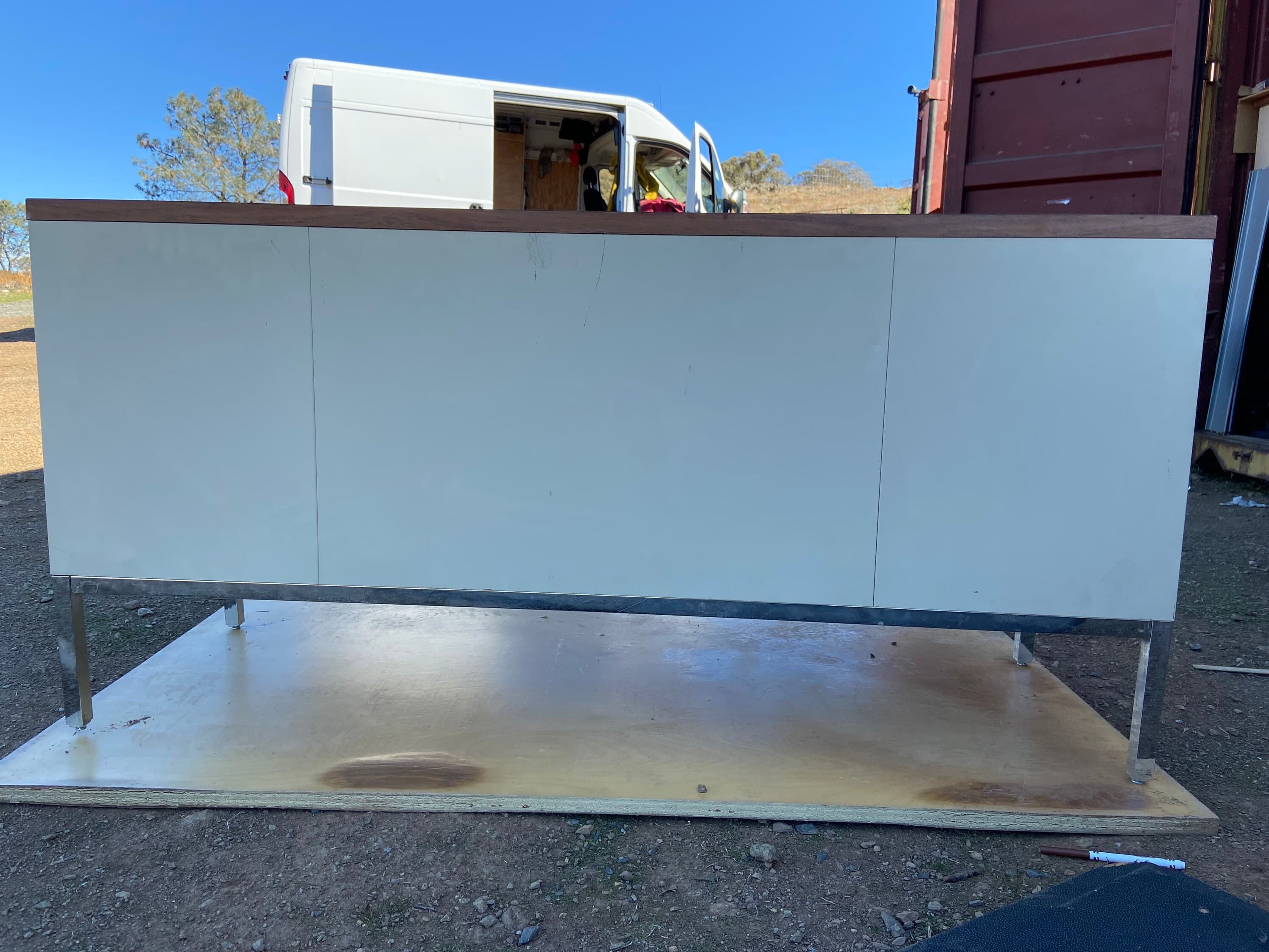 Steelcase vintage metal tanker credenza - Thumbnail 7