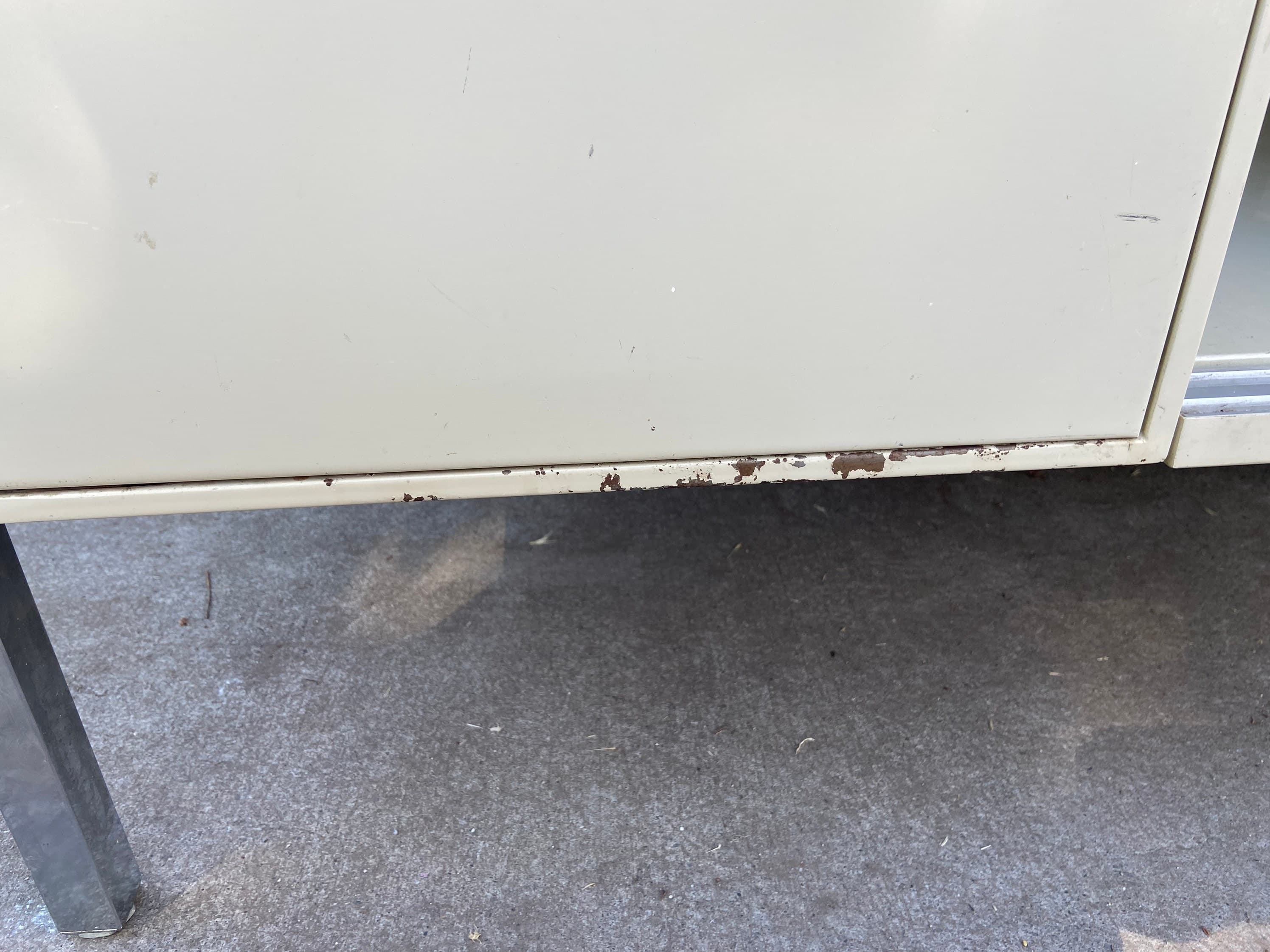 Vintage mid century modern metal credenza - Thumbnail 3