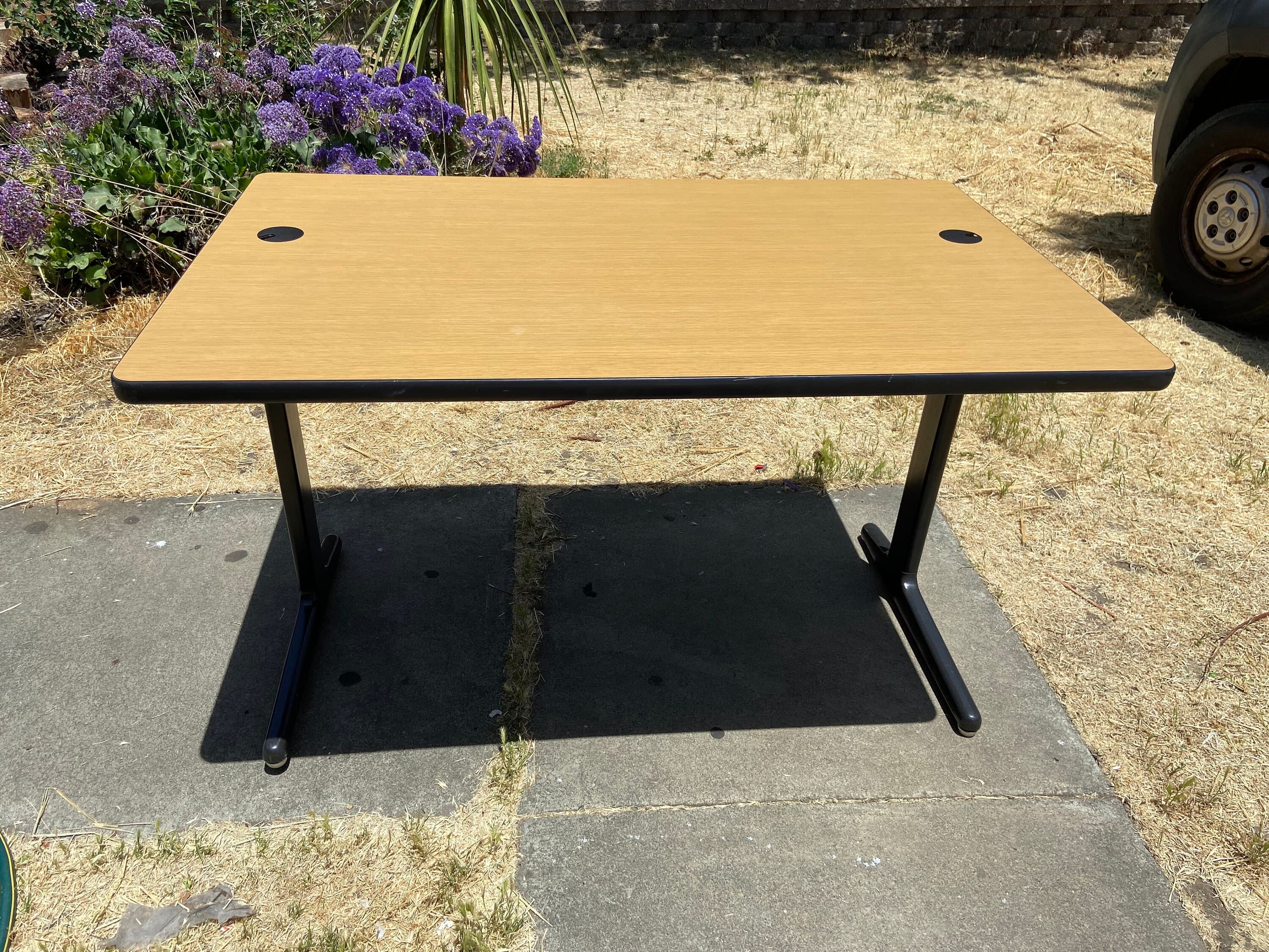 vintage mid century modern Herman miller George Nelson action desk - Thumbnail 2