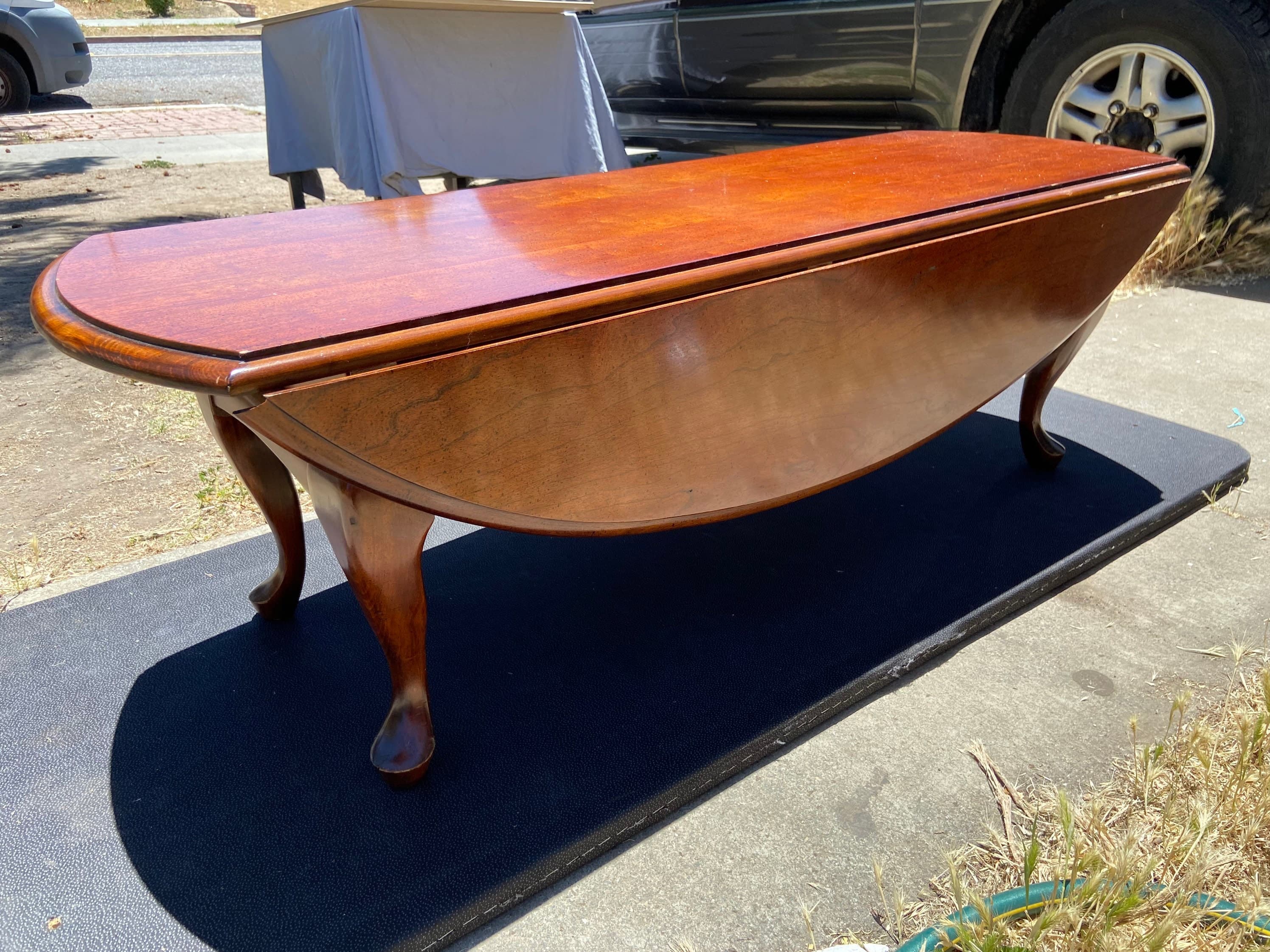 Vintage drop leaf coffee table - Thumbnail 8