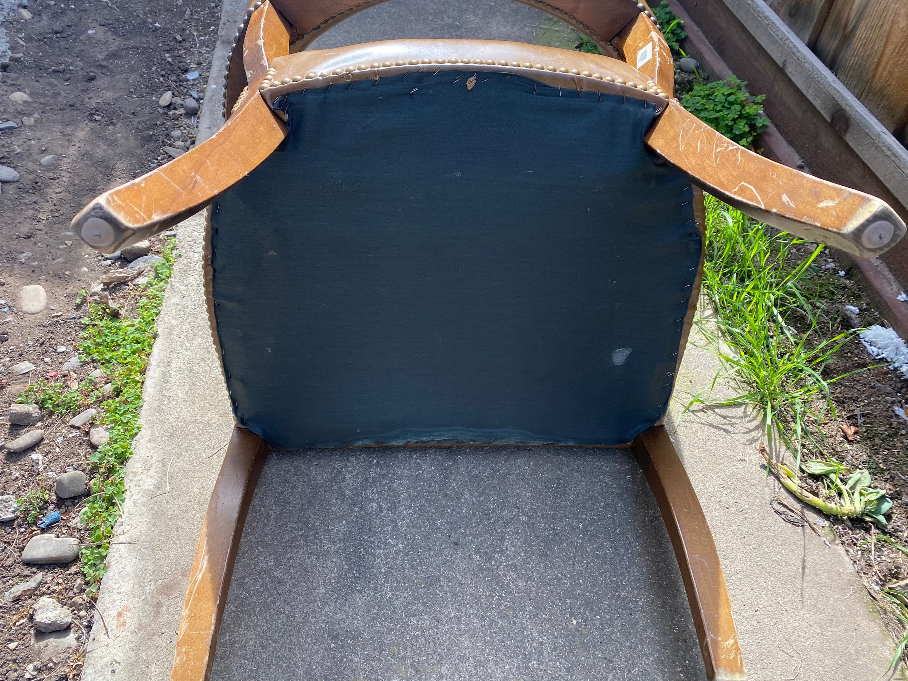 Vintage mid century modern antique accent side chair - Thumbnail 2