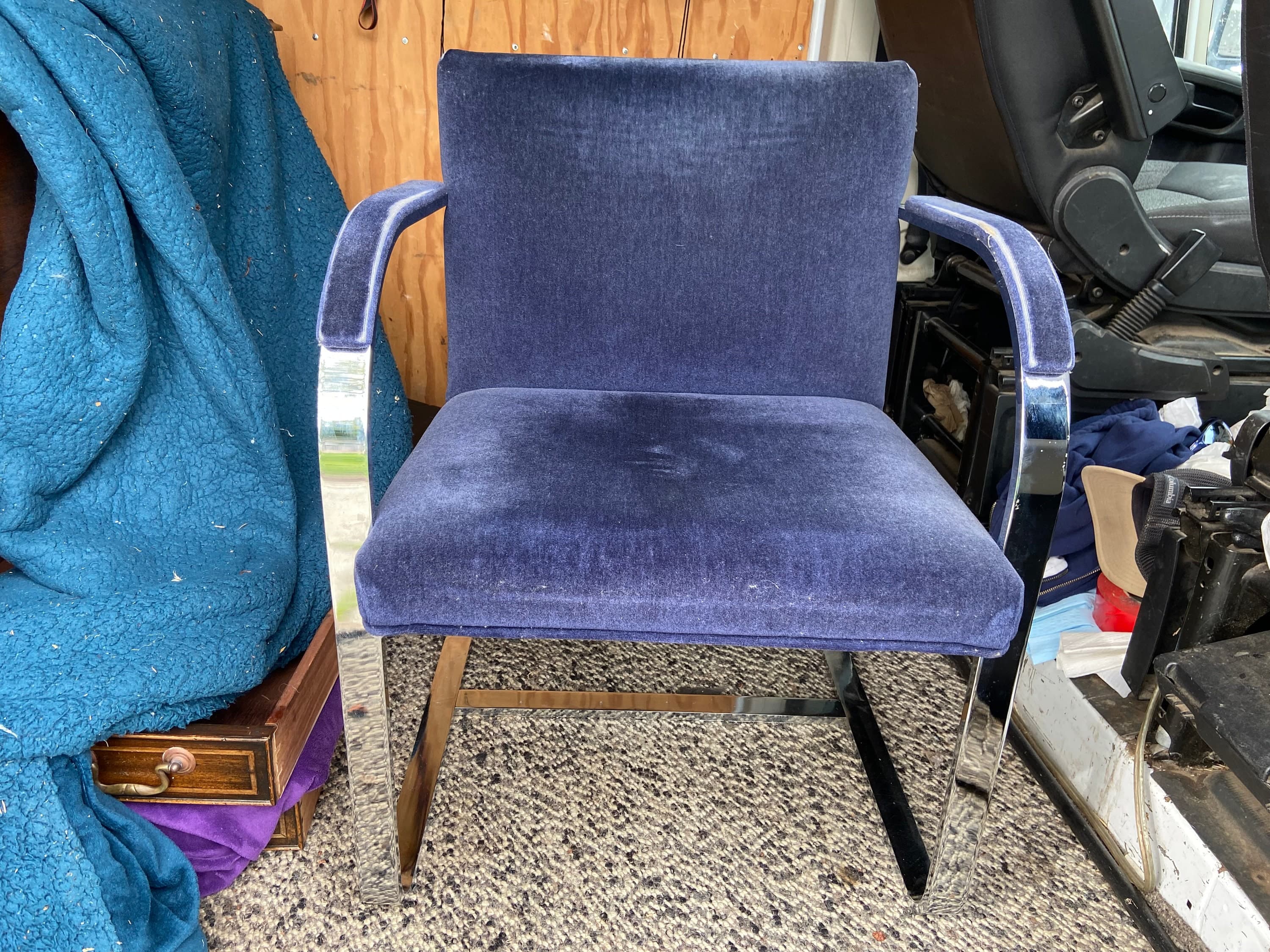 Mies van der brno flat chair style - Thumbnail 8