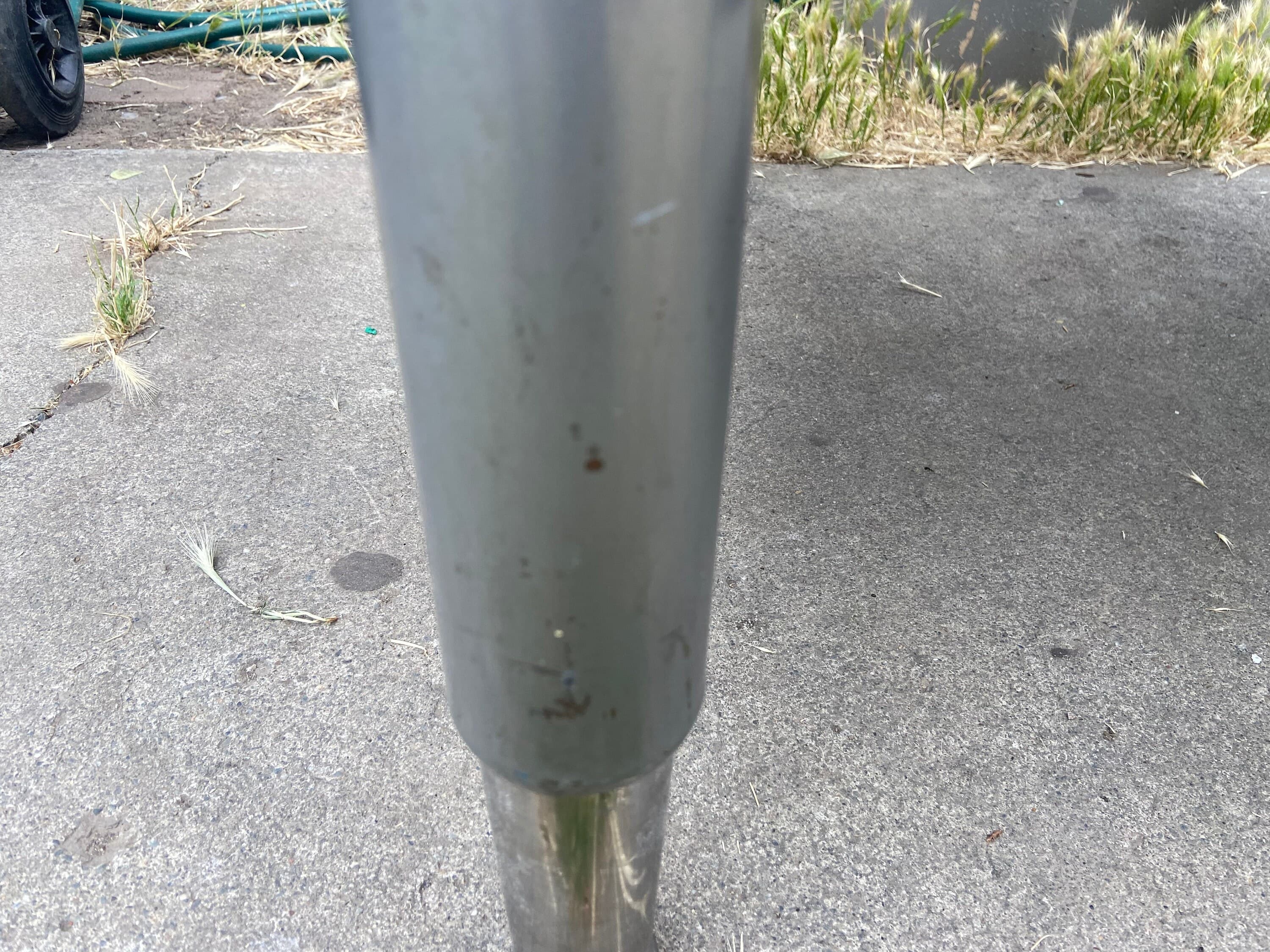 Vintage mid century modern metal desk table - Thumbnail 2