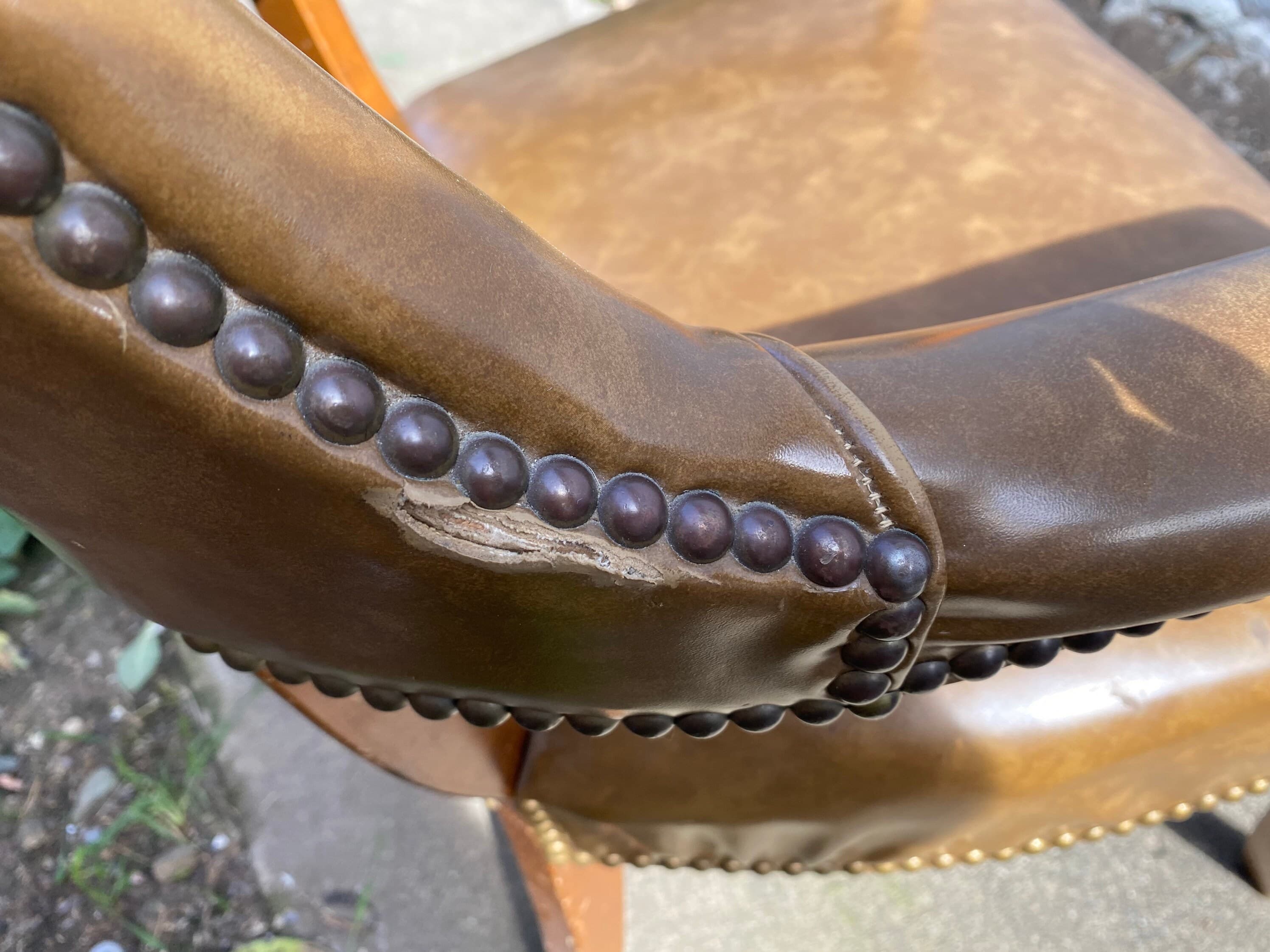 Vintage mid century modern antique accent side chair - Thumbnail 4