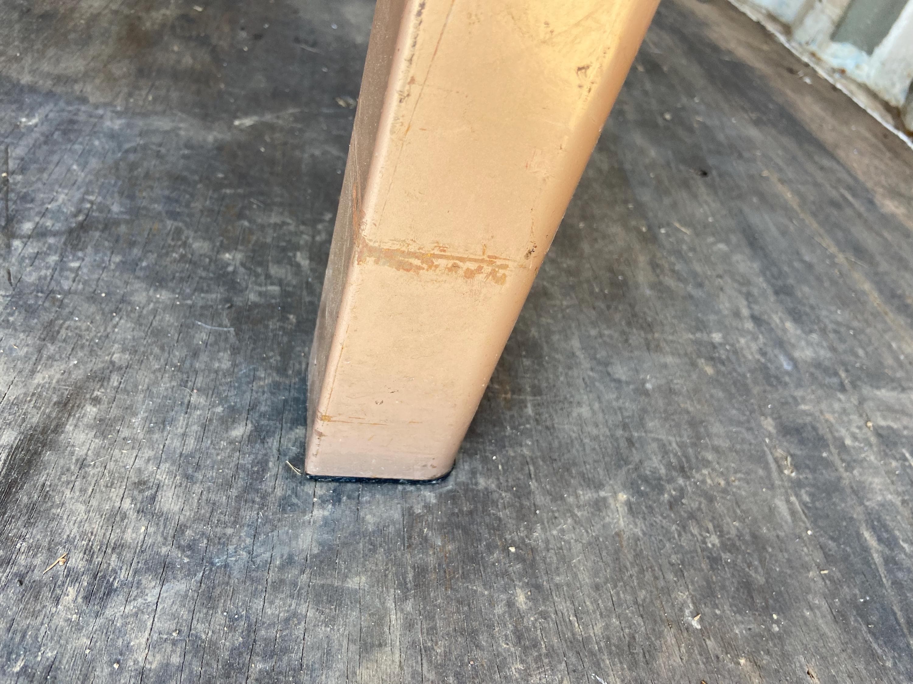 McDowell & Craig vintage mid century modern metal tanker desk - Thumbnail 6