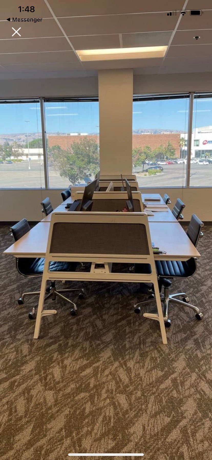 Steelcase turnstone Bivi sit standing two way for 6 office desks - Thumbnail 5