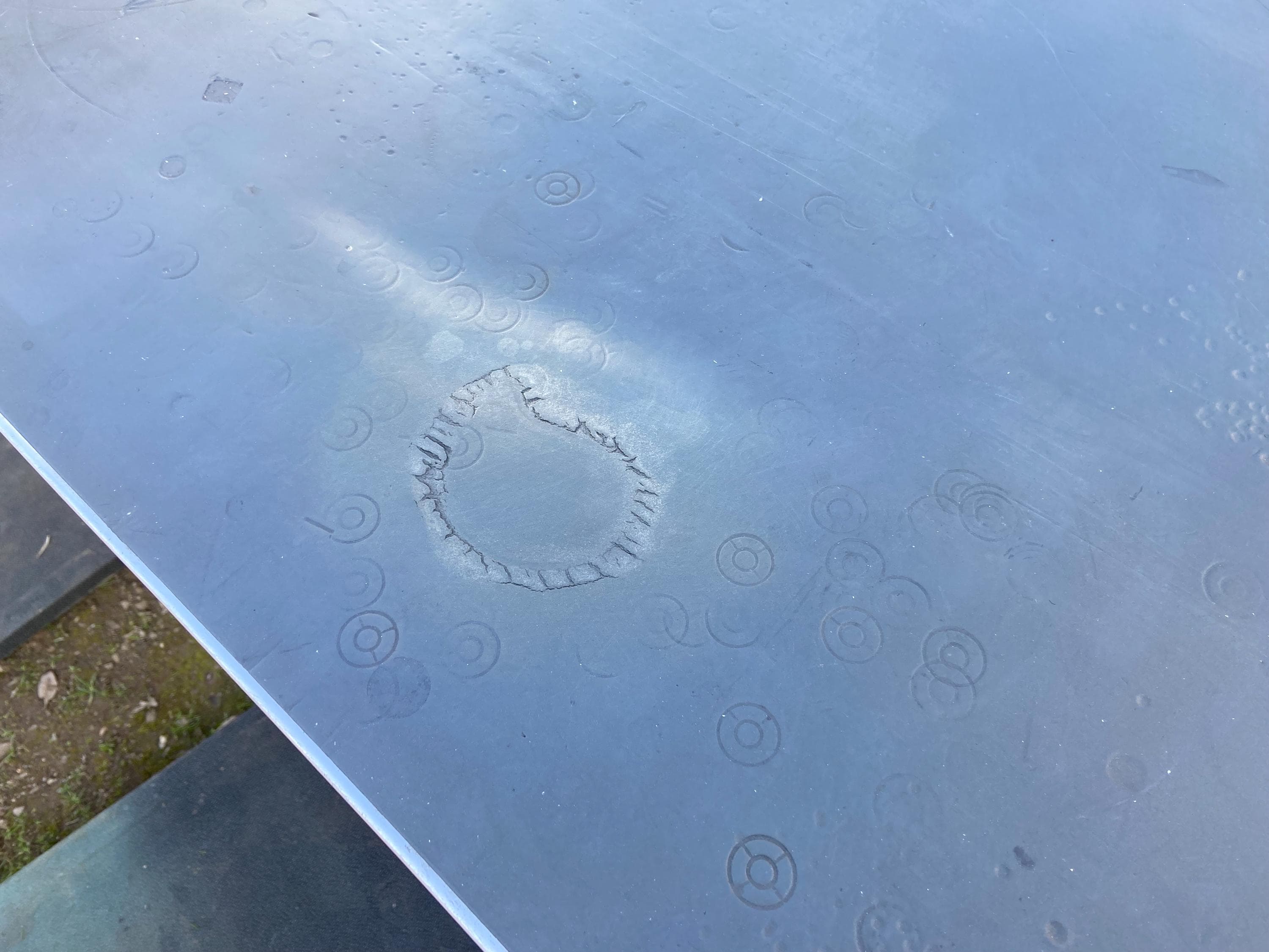 Steelcase vintage industrial metal tanker desk - Thumbnail 8