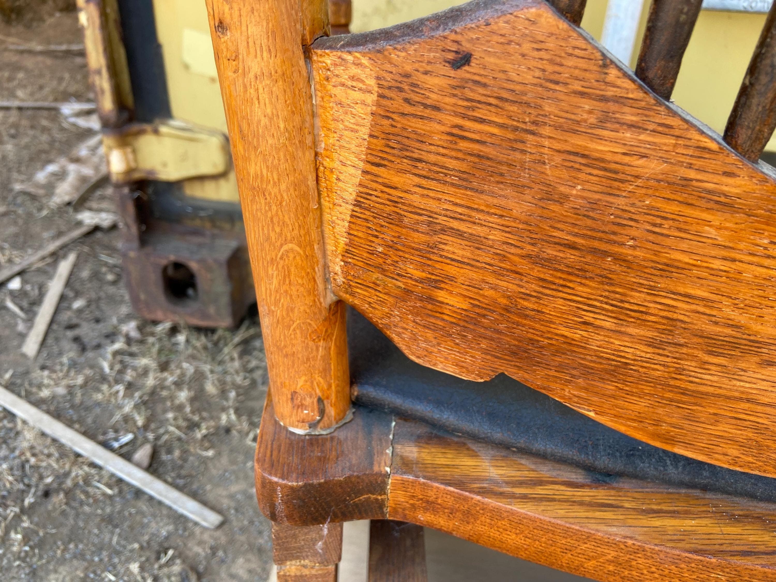 antique rocking chair - Thumbnail 6