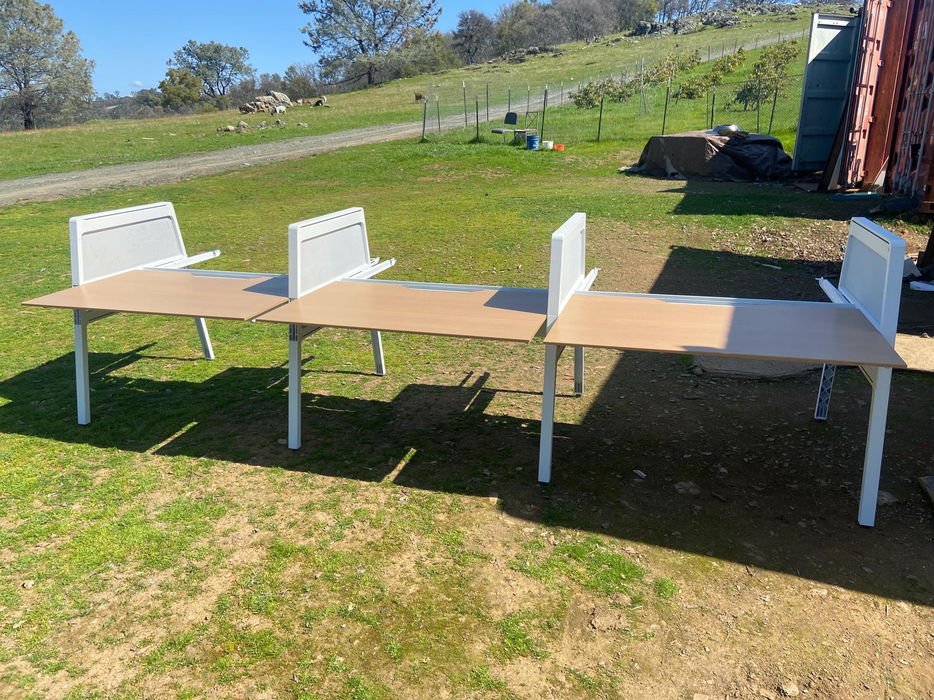 steelcase turnstone Bivi desk for 6 - Thumbnail 3