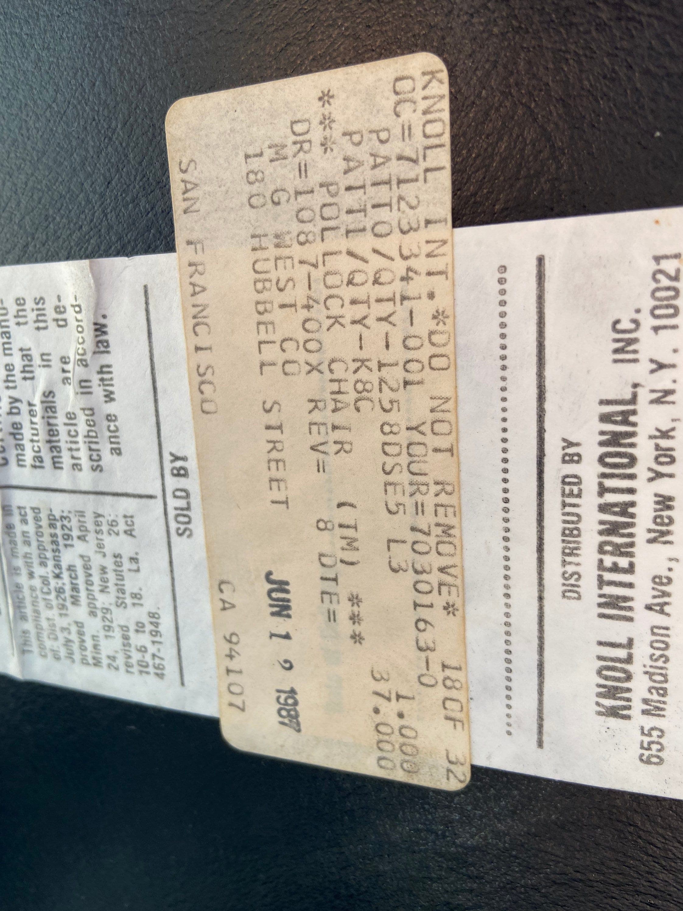 Knoll Charles pollock vintage chair - Thumbnail 8