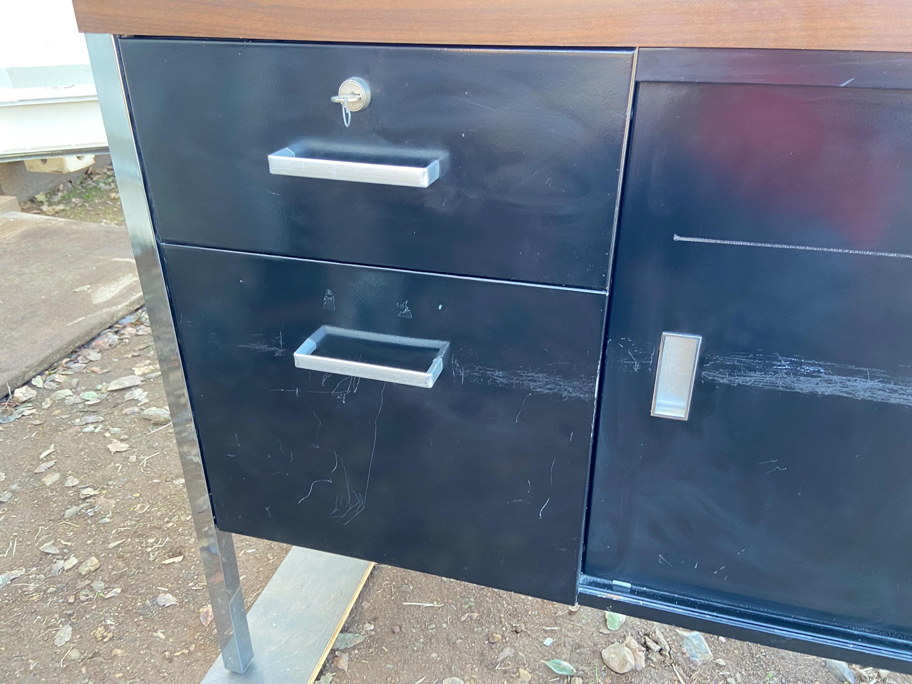 steelcase vintage mid century modern credenza - Thumbnail 4