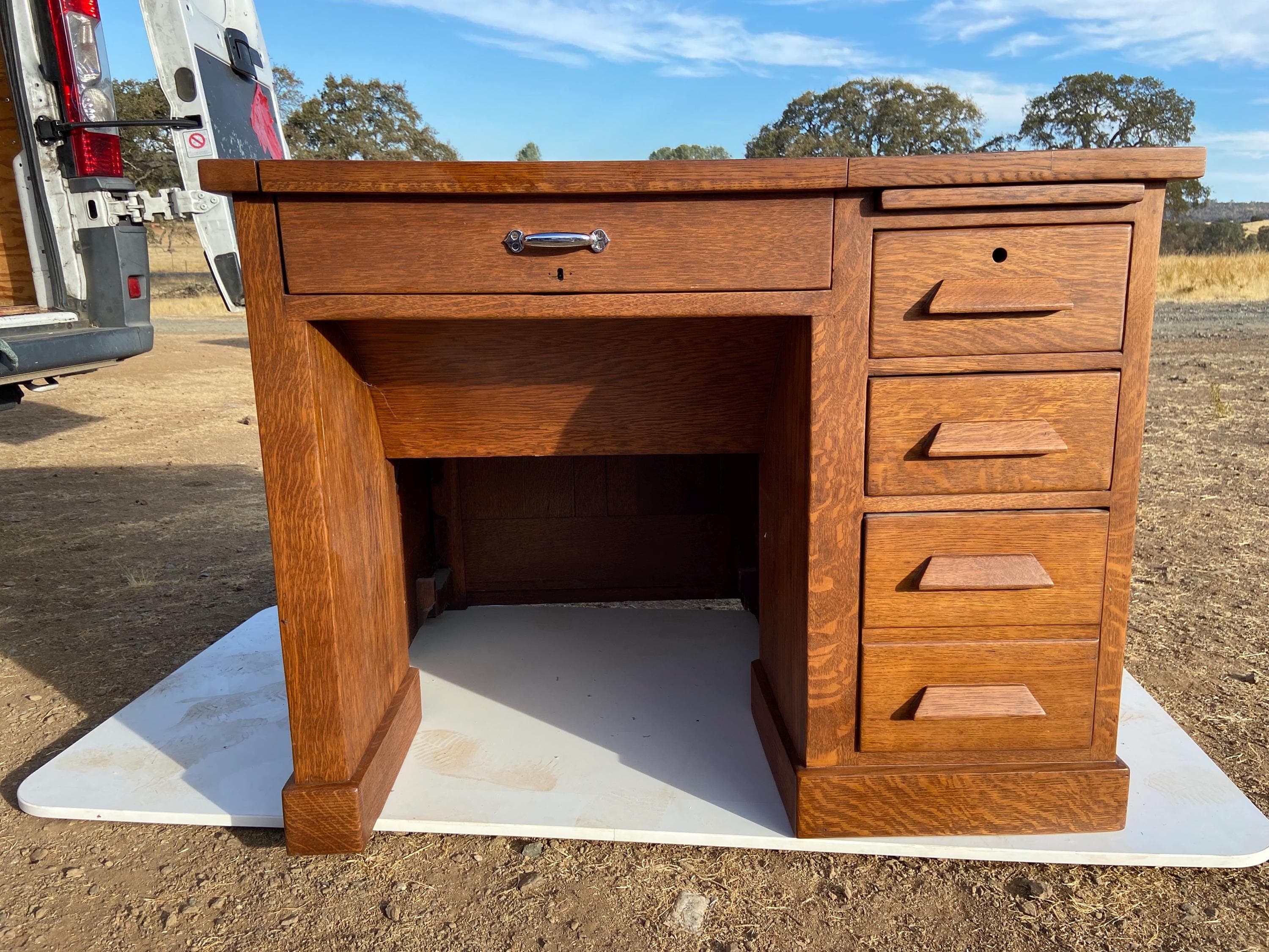 Allsteel vintage mid century modern metal credenza sideboard - Thumbnail 7