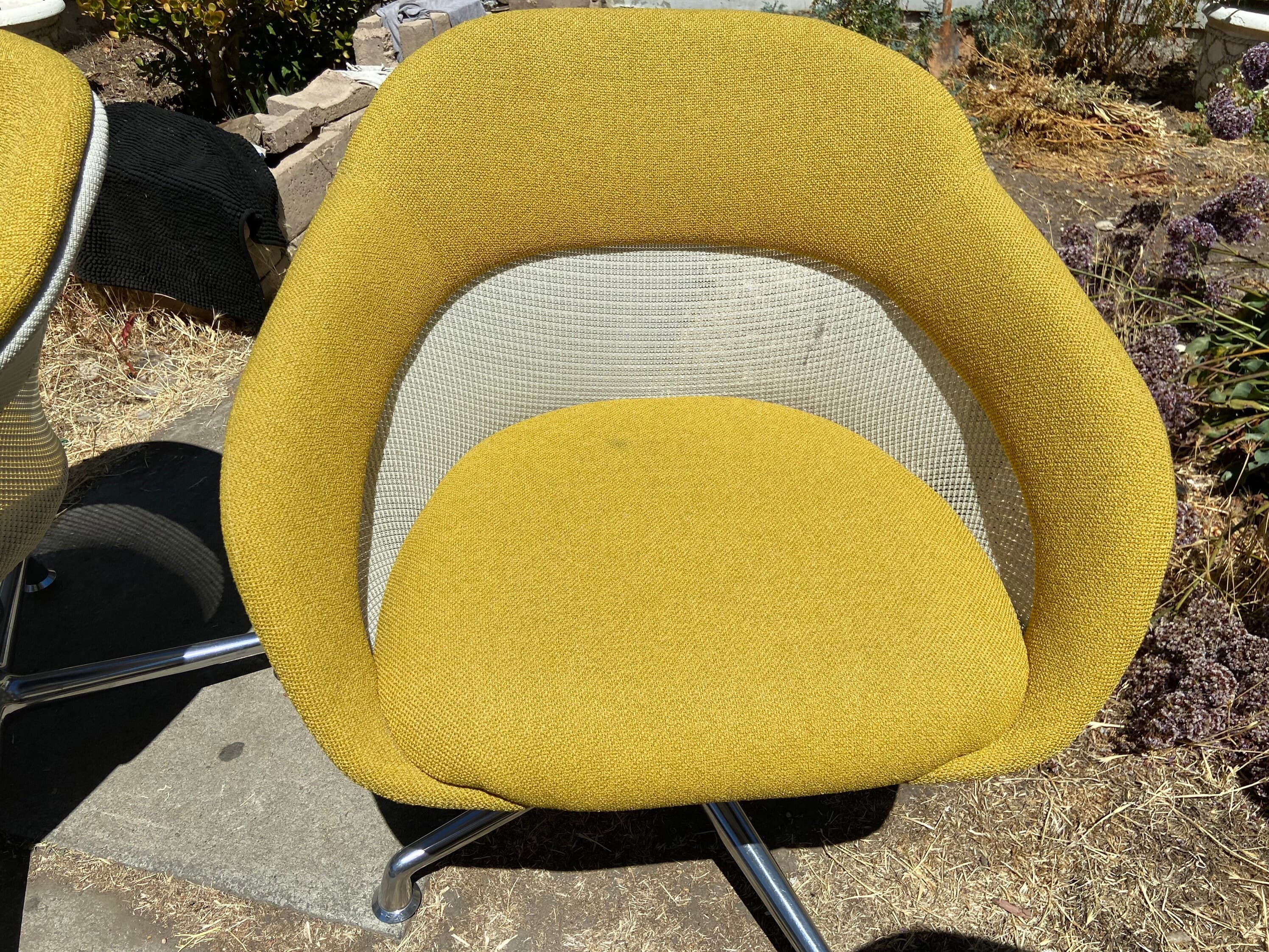 Set of 4 steelcase coalesse s-w 1 swivel lounge chairs set - Thumbnail 10