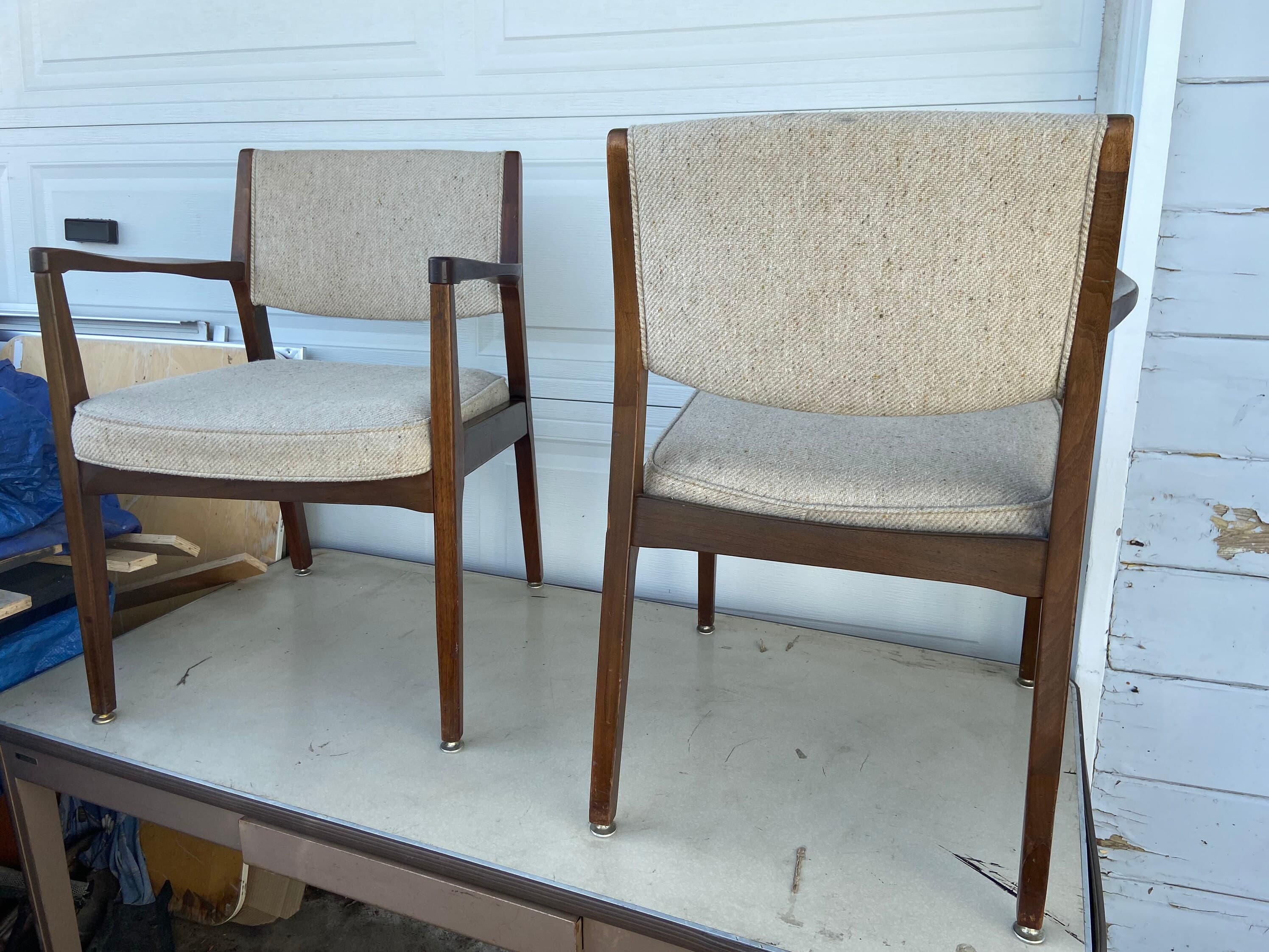 Vintage mid century modern accent armchairs set of 2 - Thumbnail 10