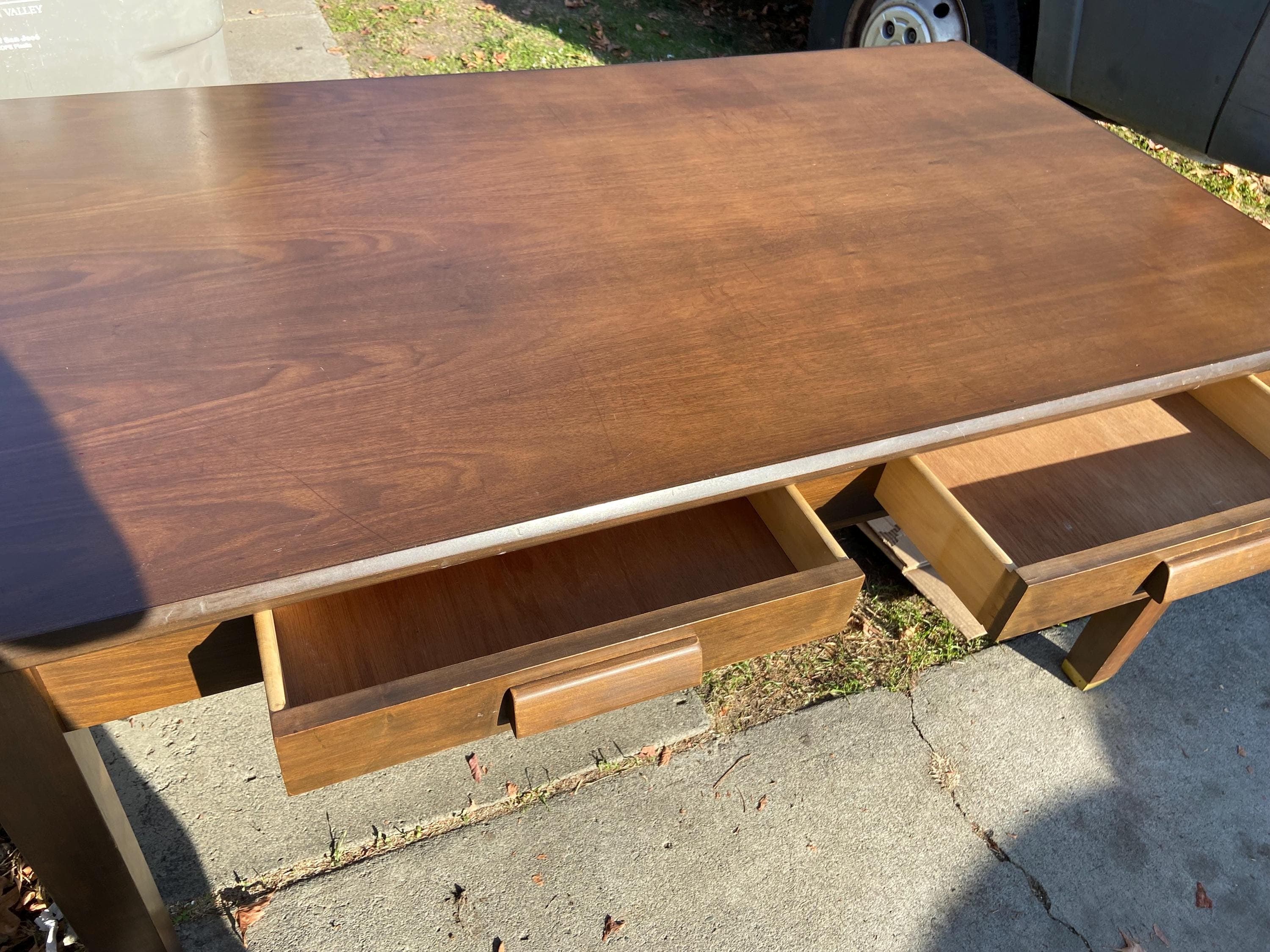 vintage mid century modern desk - Thumbnail 2