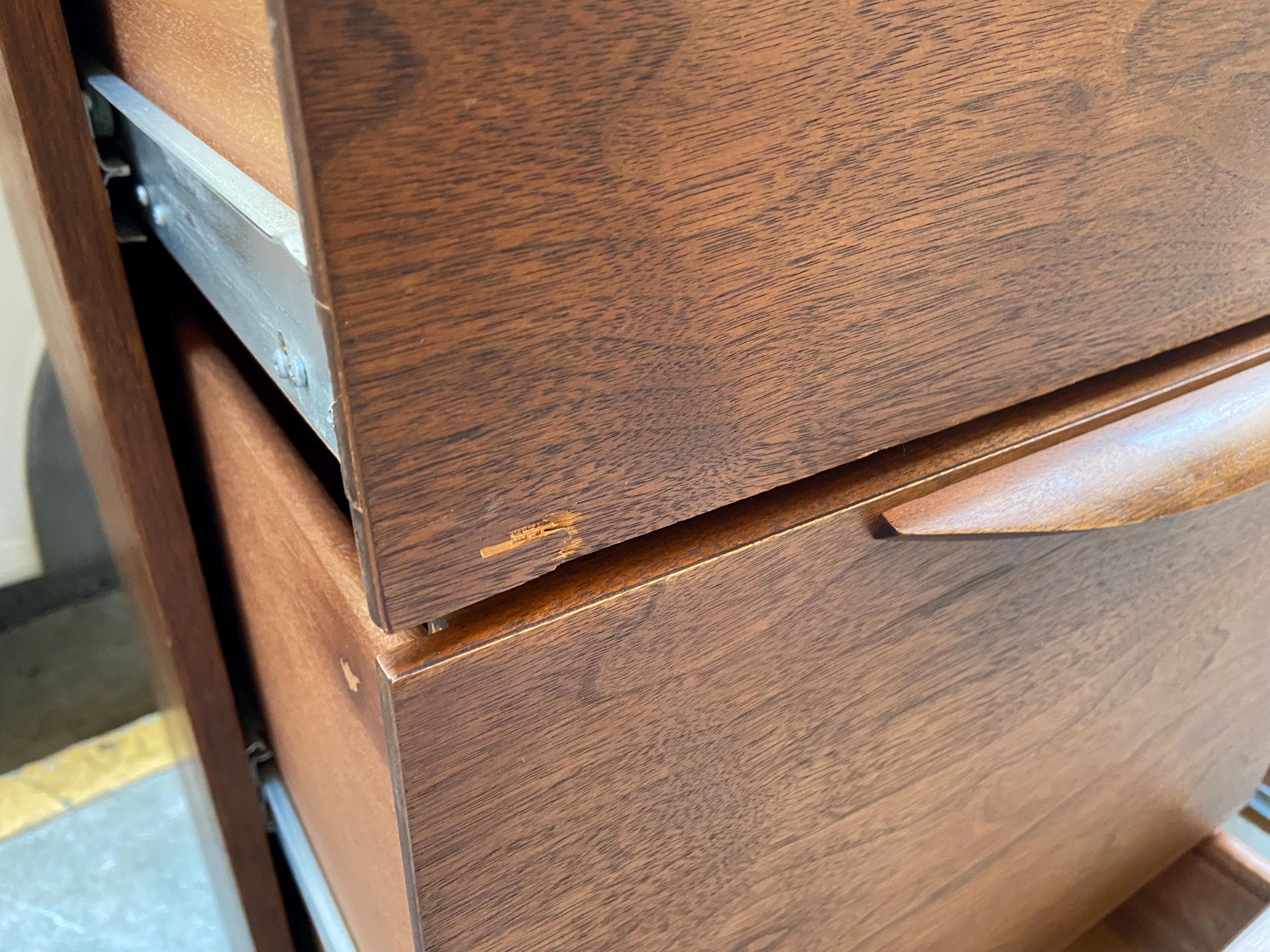 jens risom vintage mid century modern credenza sideboard buffet - Thumbnail 5