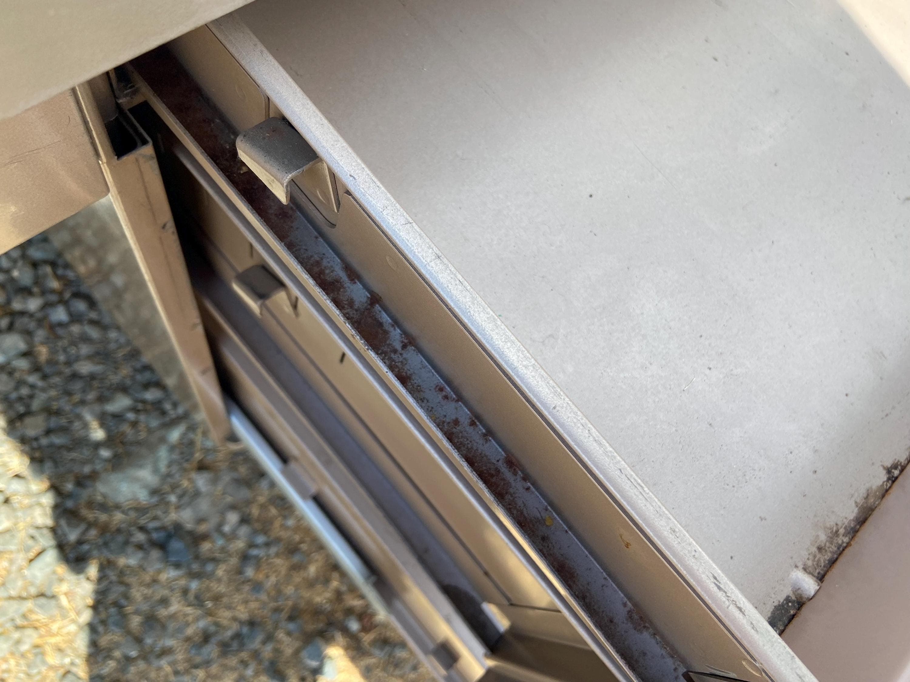 vintage mid century modern art metal tanker desk - Thumbnail 10