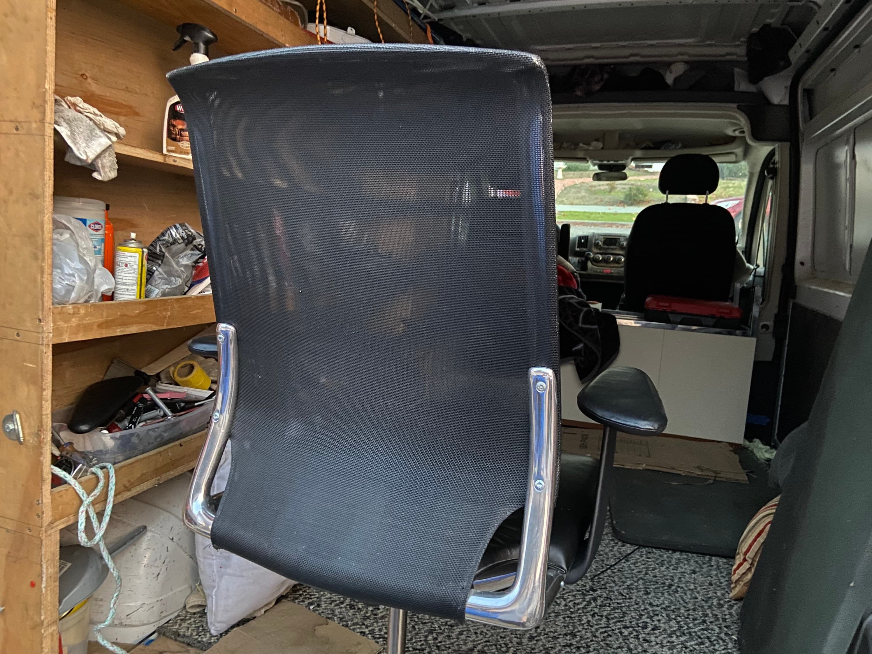 2000 Vitra Meda desk chair in black leather and polished aluminum by Alberto Meda - Thumbnail 10