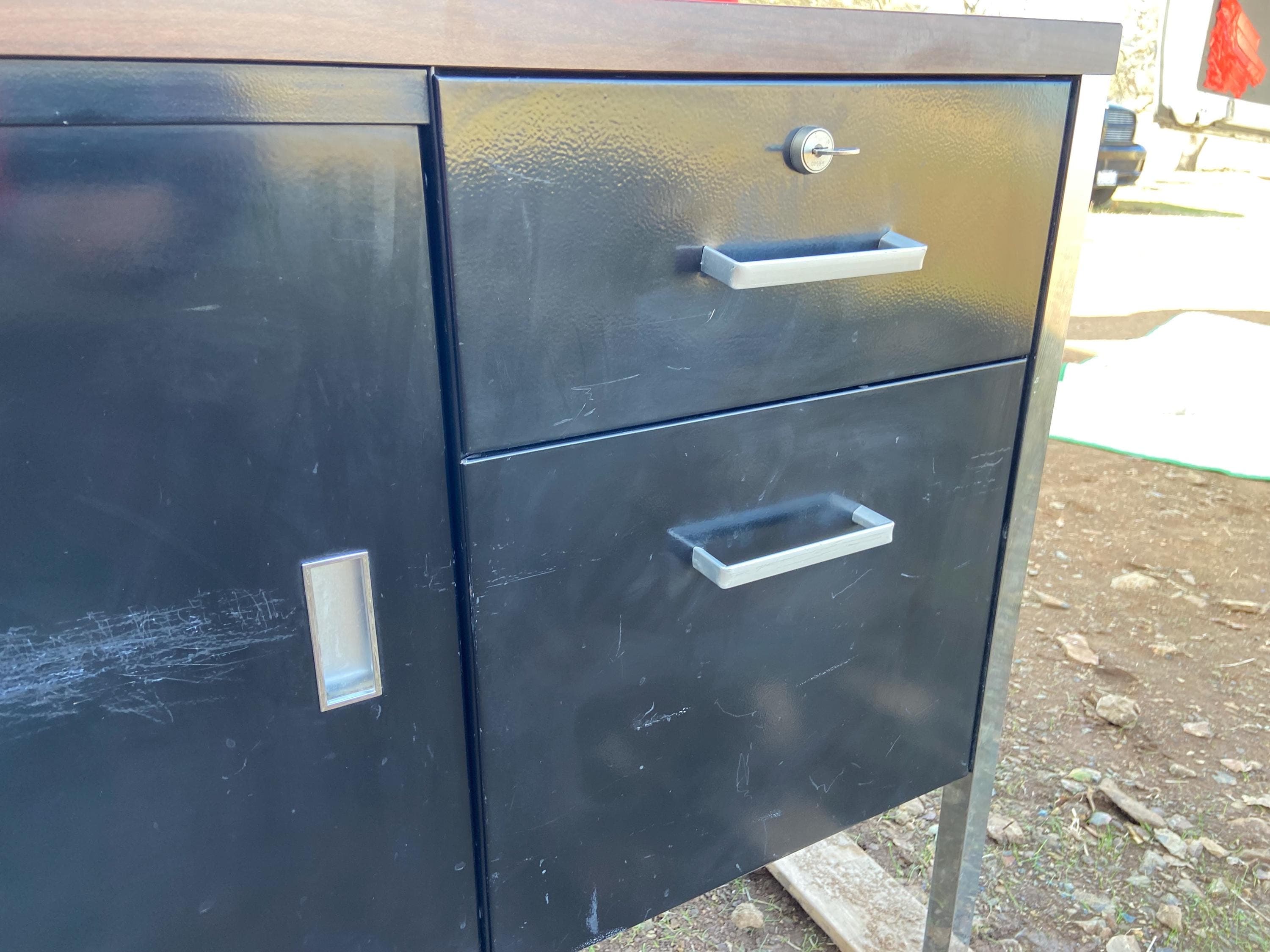 steelcase vintage mid century modern credenza - Thumbnail 5