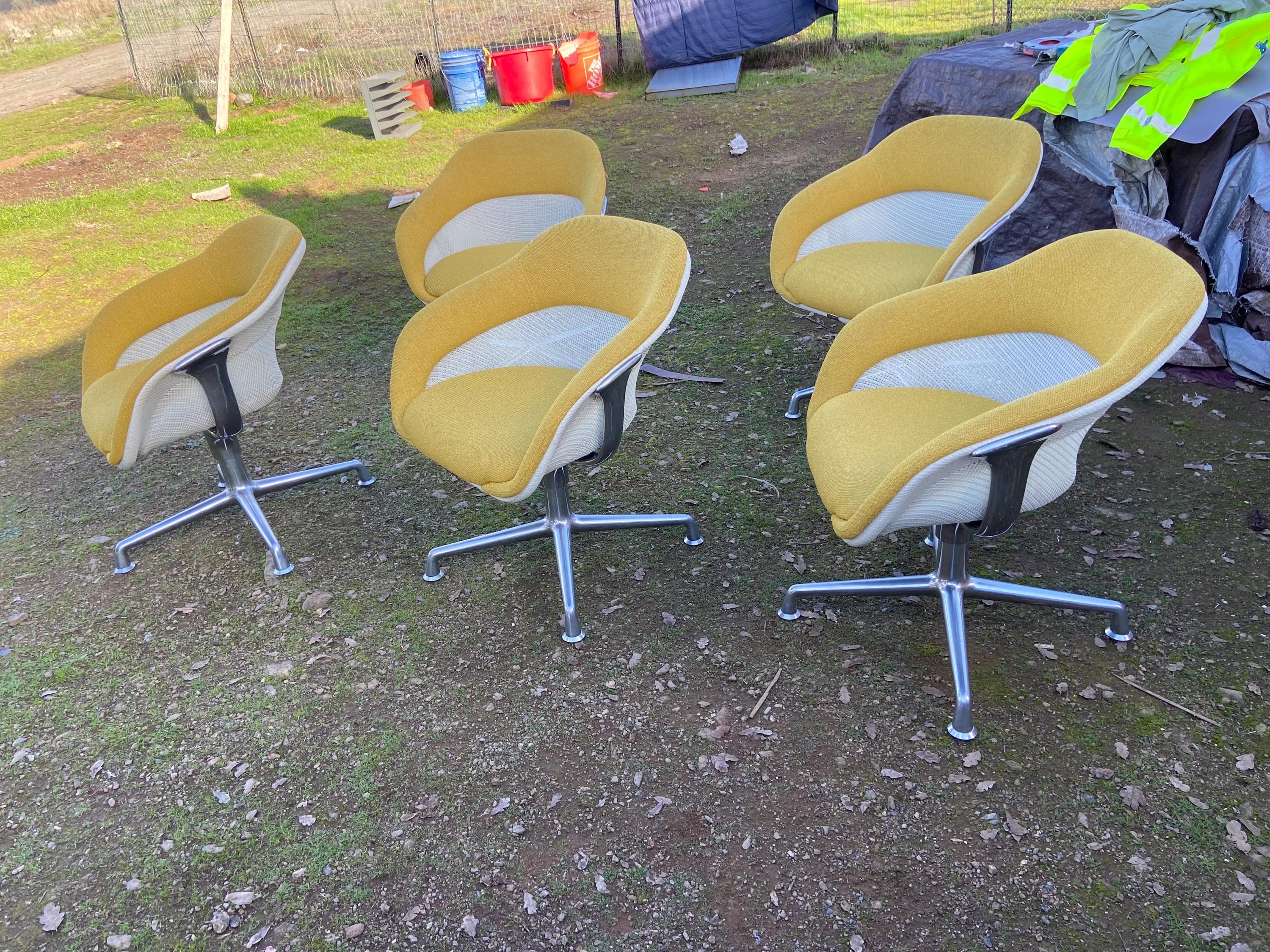 vintage modern Steelcase coalesse lounge chair set of 5 - Thumbnail 8