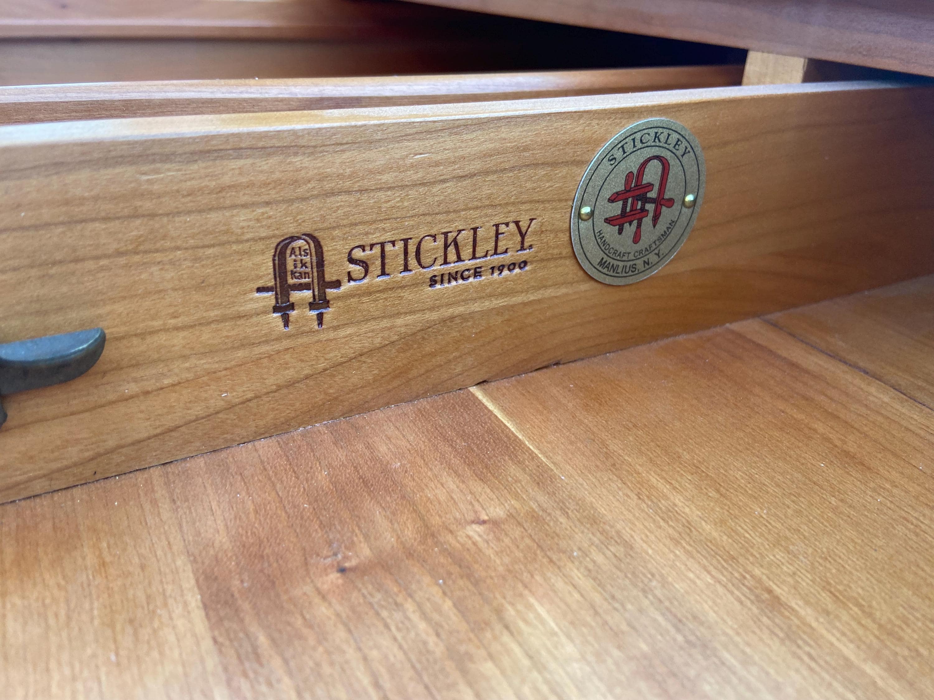 Srickley mission oak arts and crafts library desk table - Thumbnail 9