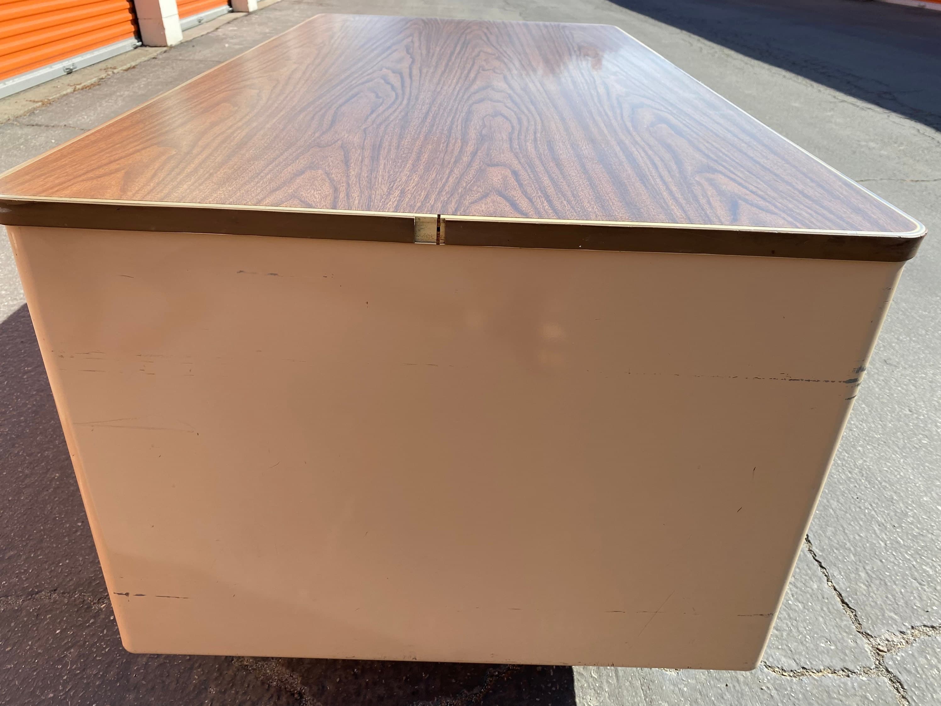 Vintage Cole steel metal tanker desk - Thumbnail 3