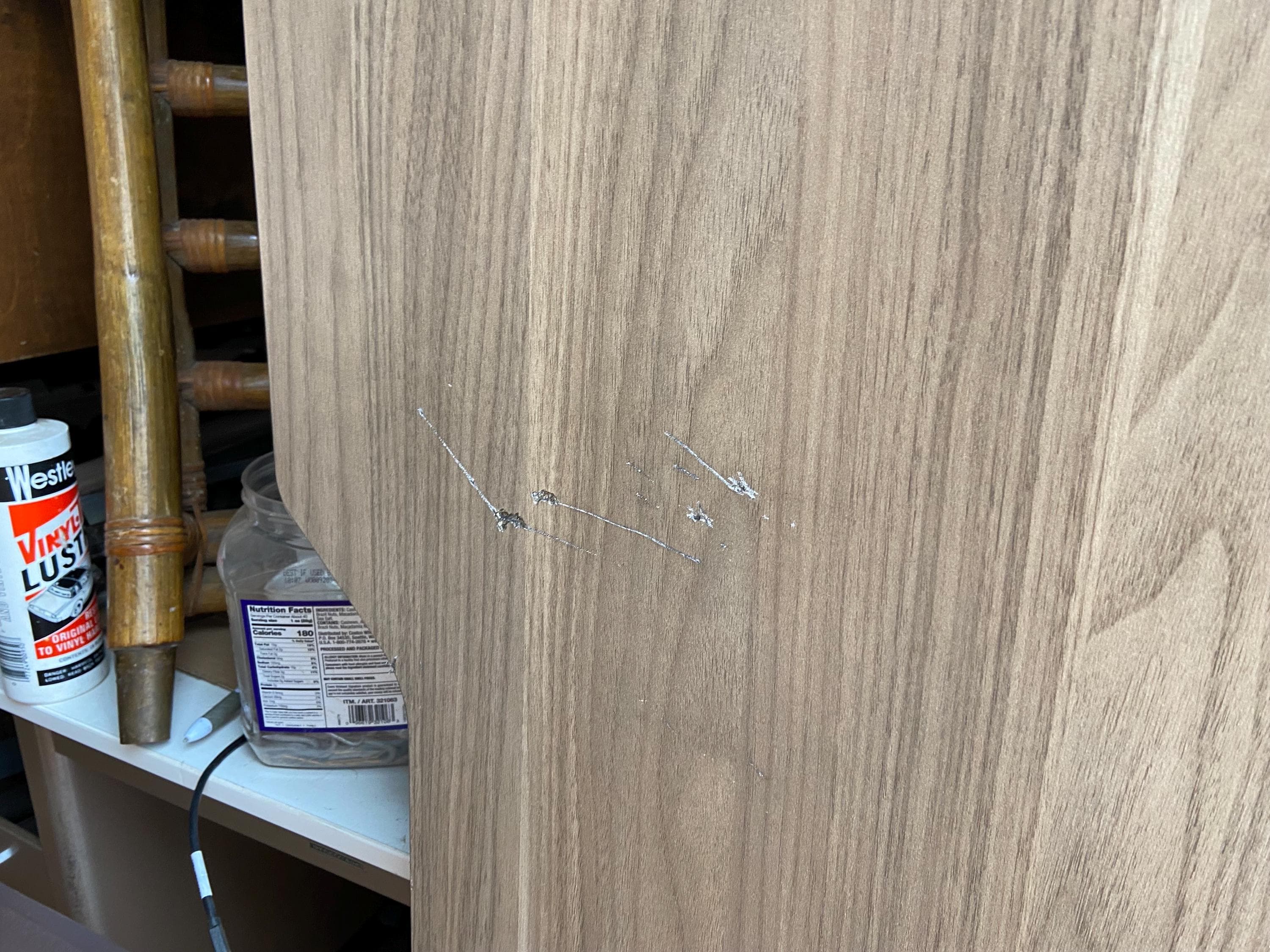 Steelcase Bivi turnstone office desk for 2/4/6/8 Virginia walnut top and white base - Thumbnail 10