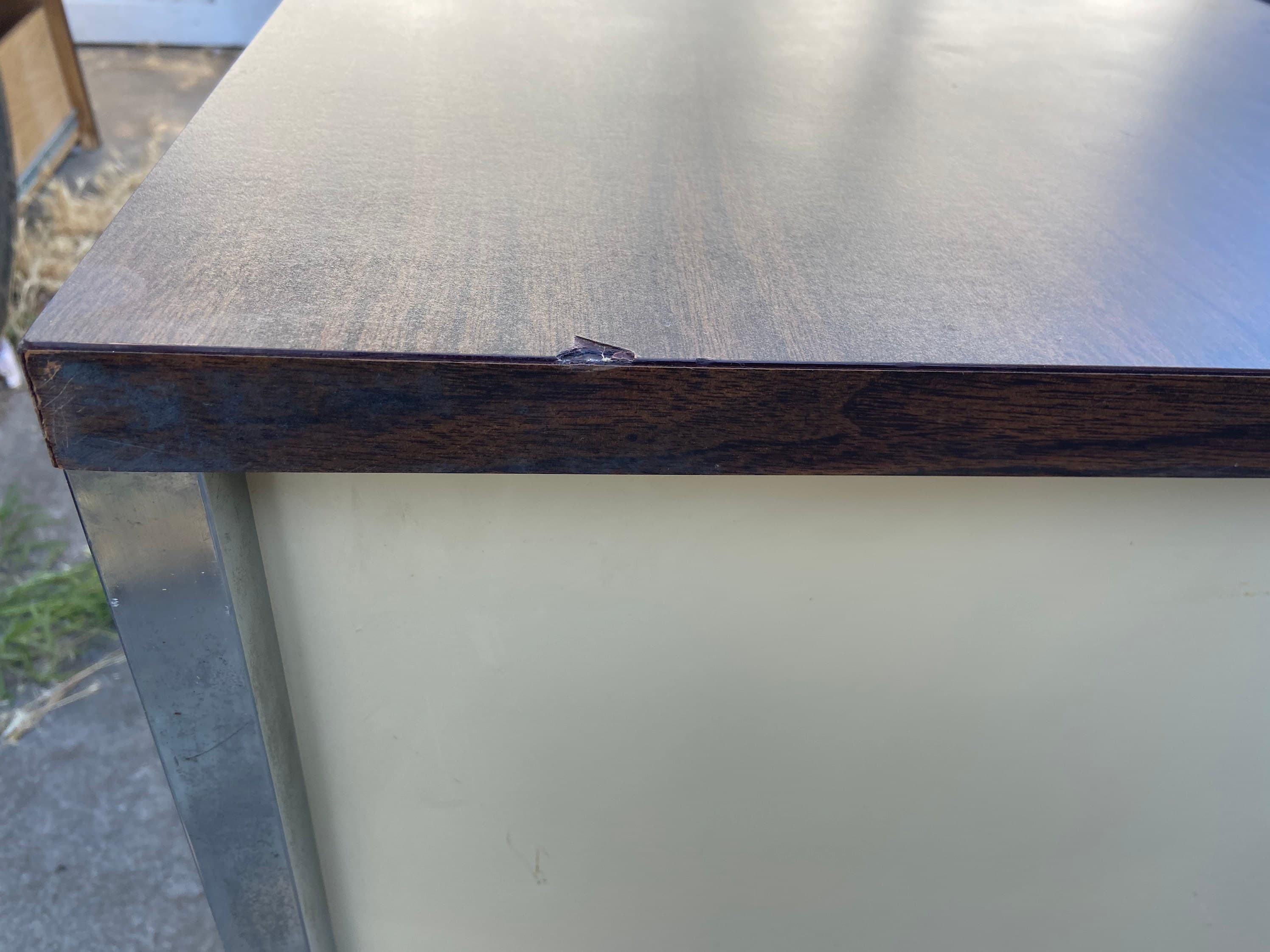 Vintage mid century modern metal credenza - Thumbnail 5