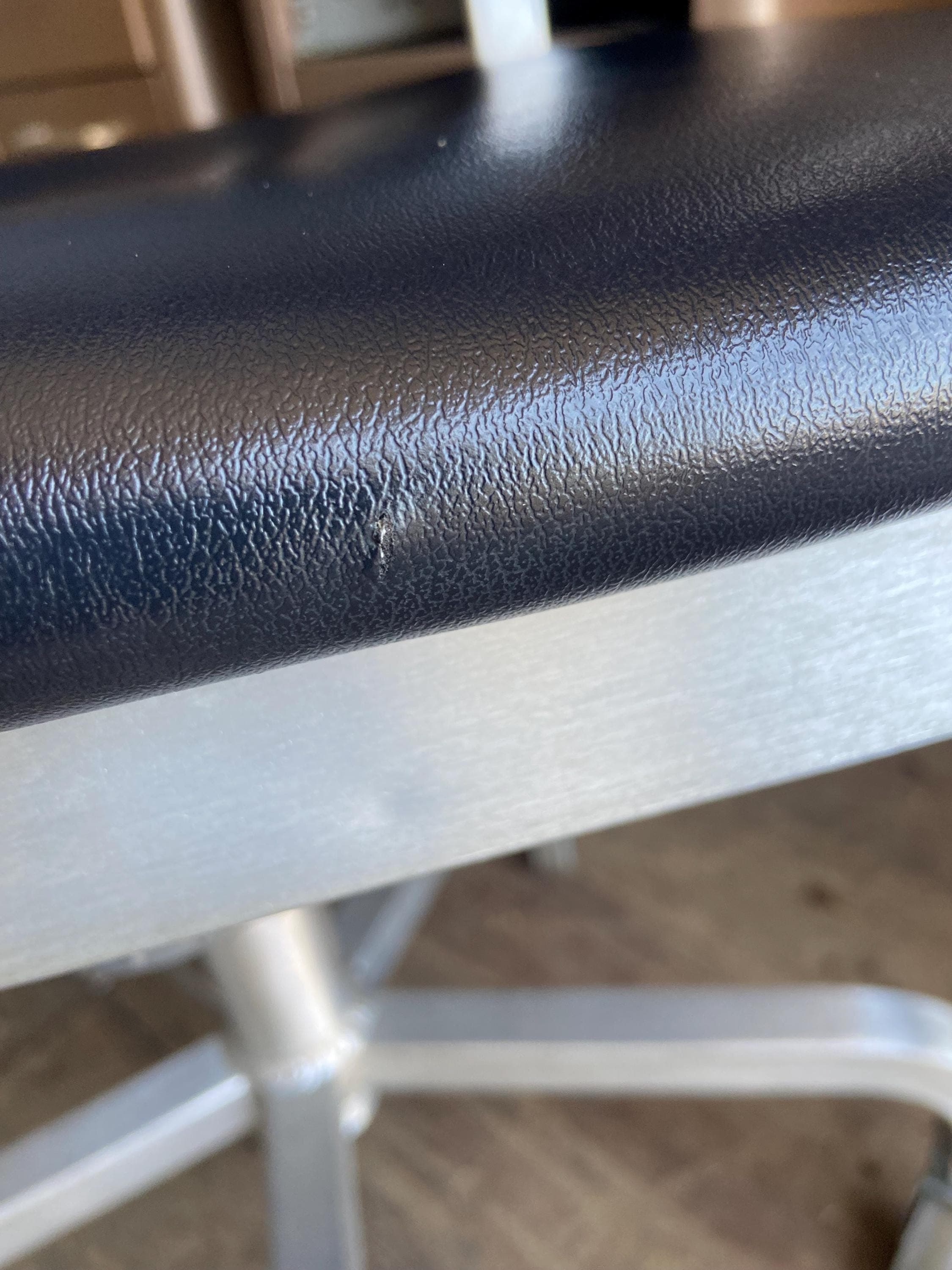 emeco navy swivel aluminum desk leather chair - Thumbnail 8