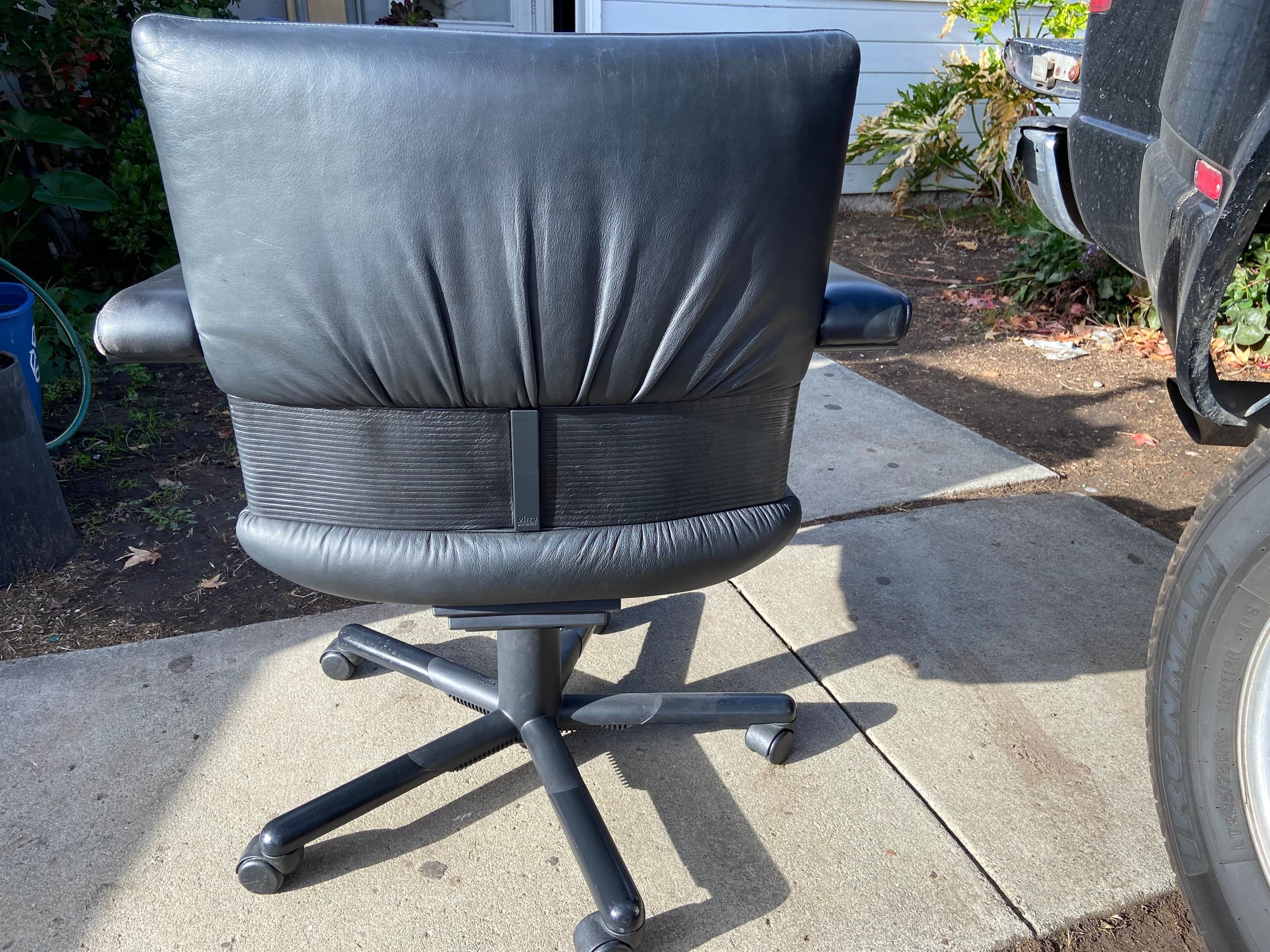 1 Mario Bellini vitra vintage mid century modern metal office chairs 8 available - Thumbnail 5