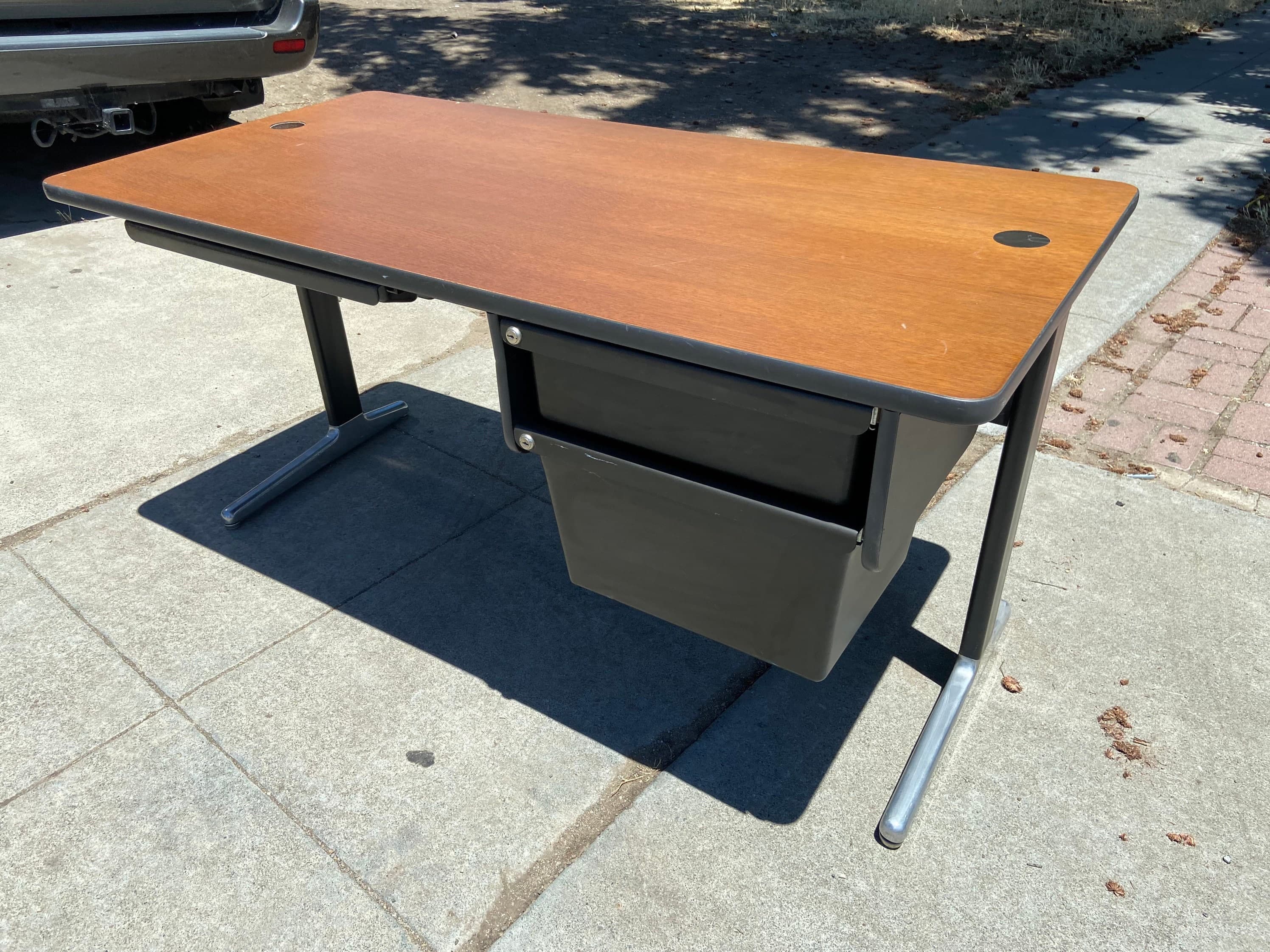 Vintage Herman Miller work table desk by George Nelson - Image 1