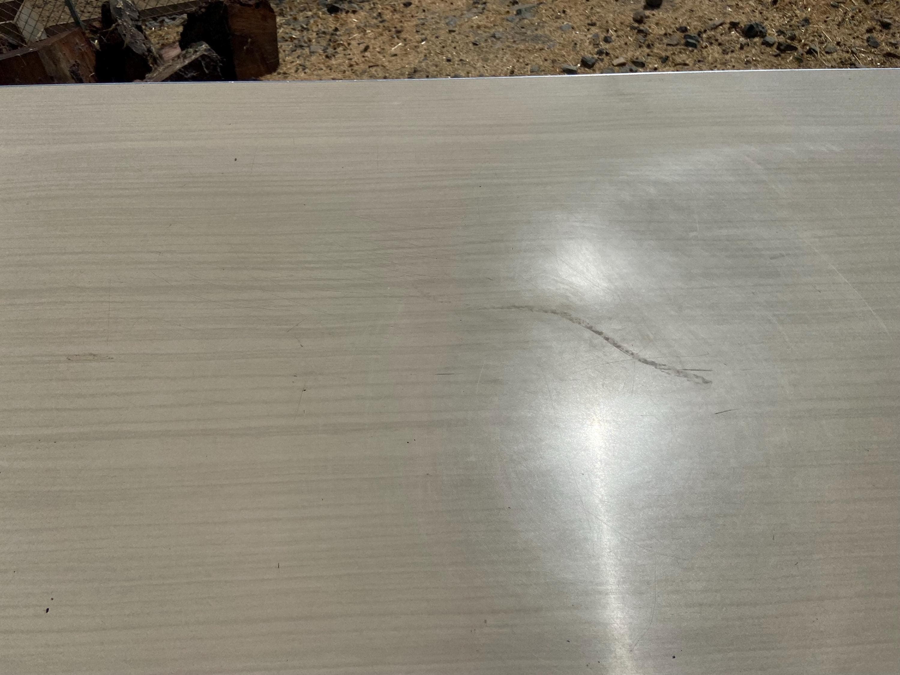 vintage mid century modern art metal tanker desk - Thumbnail 3