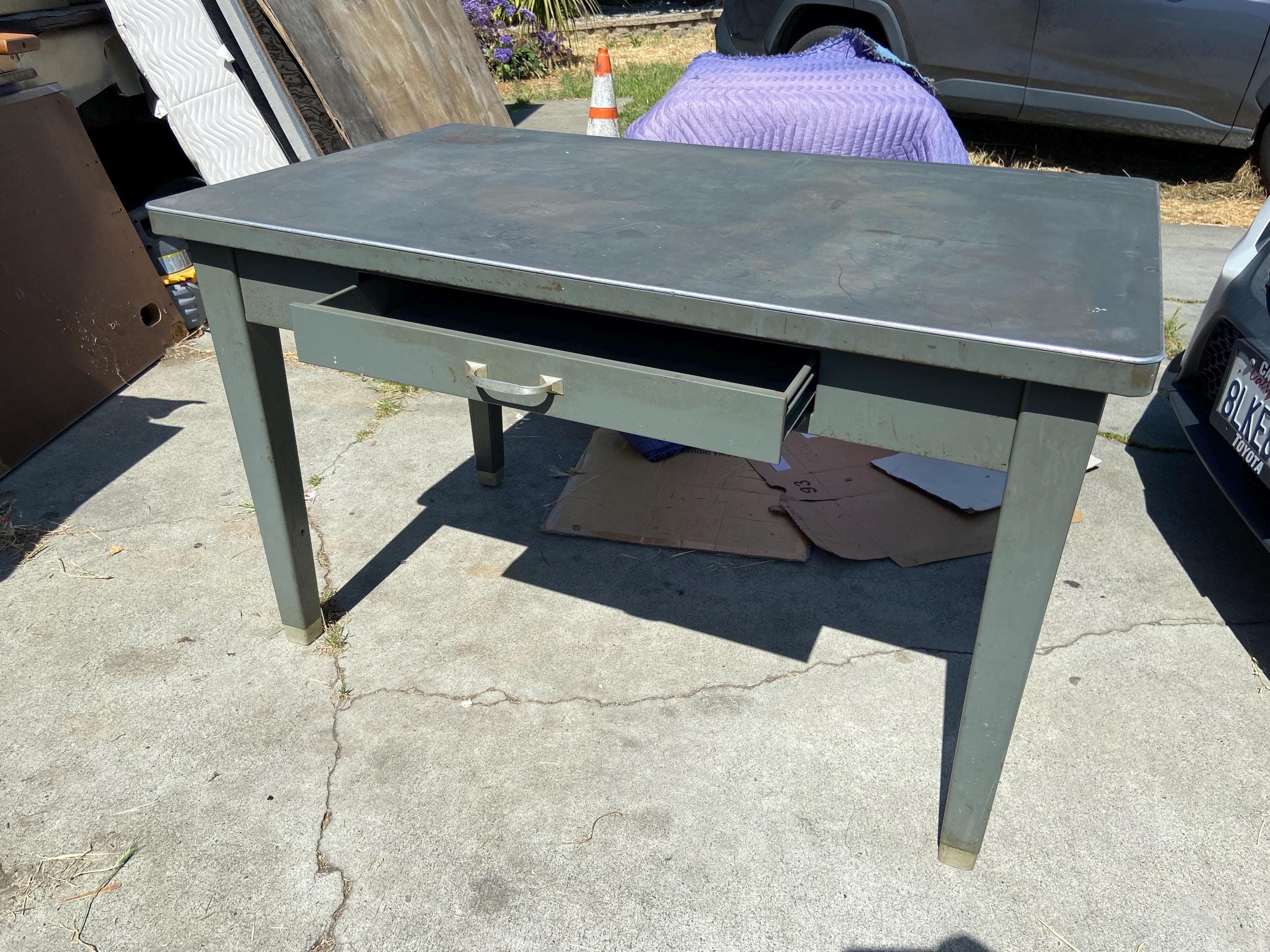 the general fireproofing vintage tanker desk - Image 1